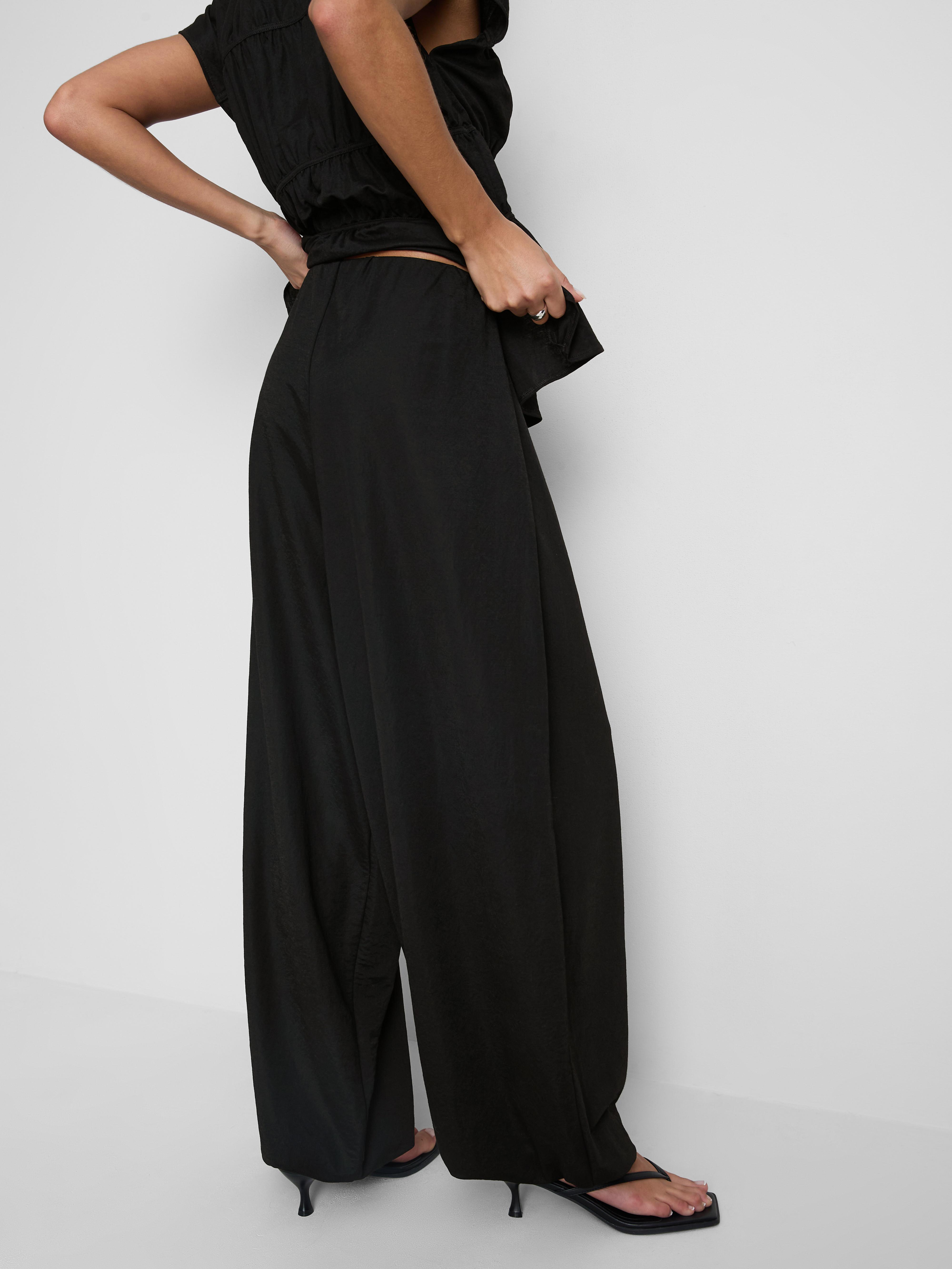 Pantaloni harem strutturati
