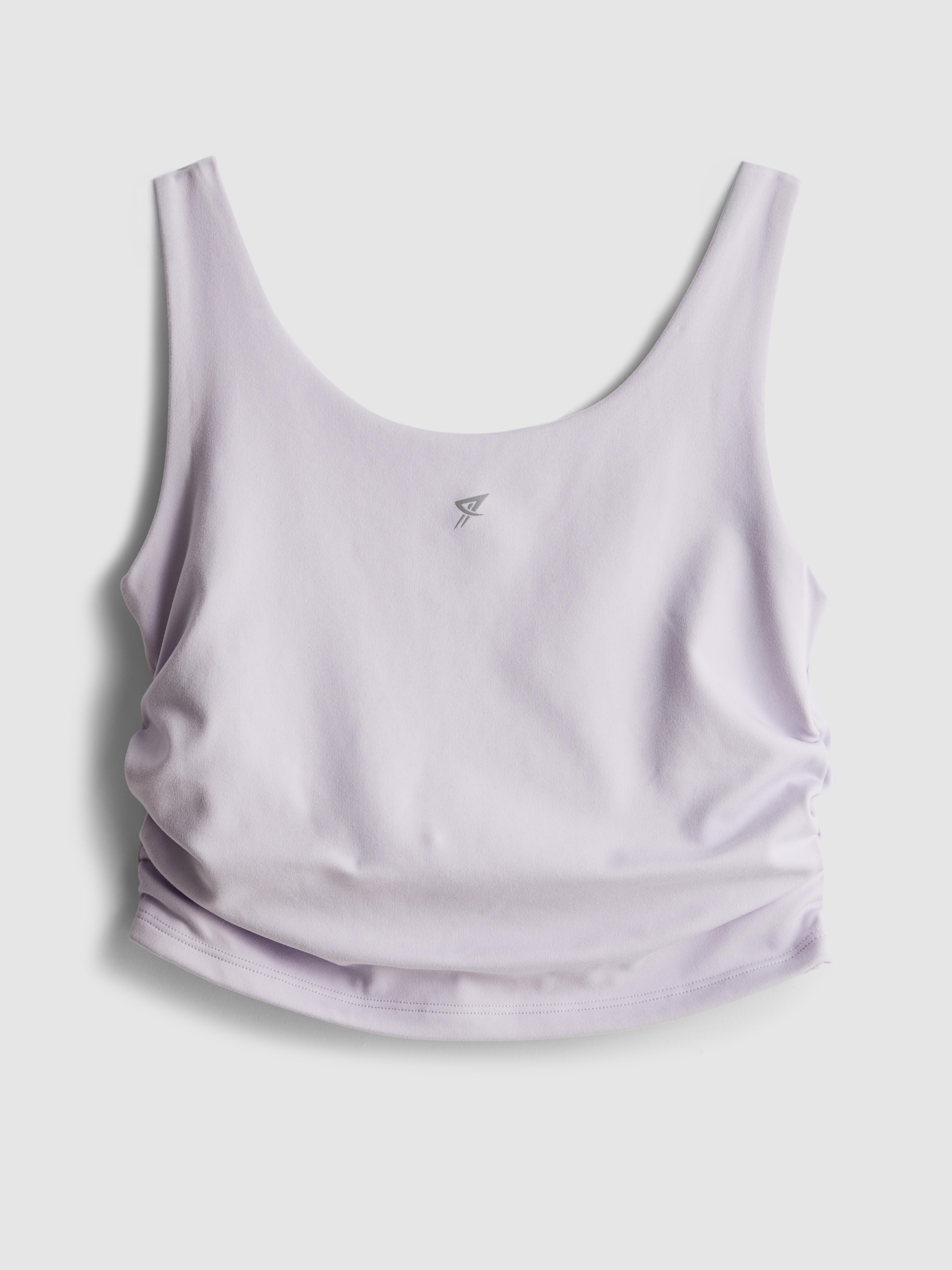 Športna nabrana majica brez rokavov