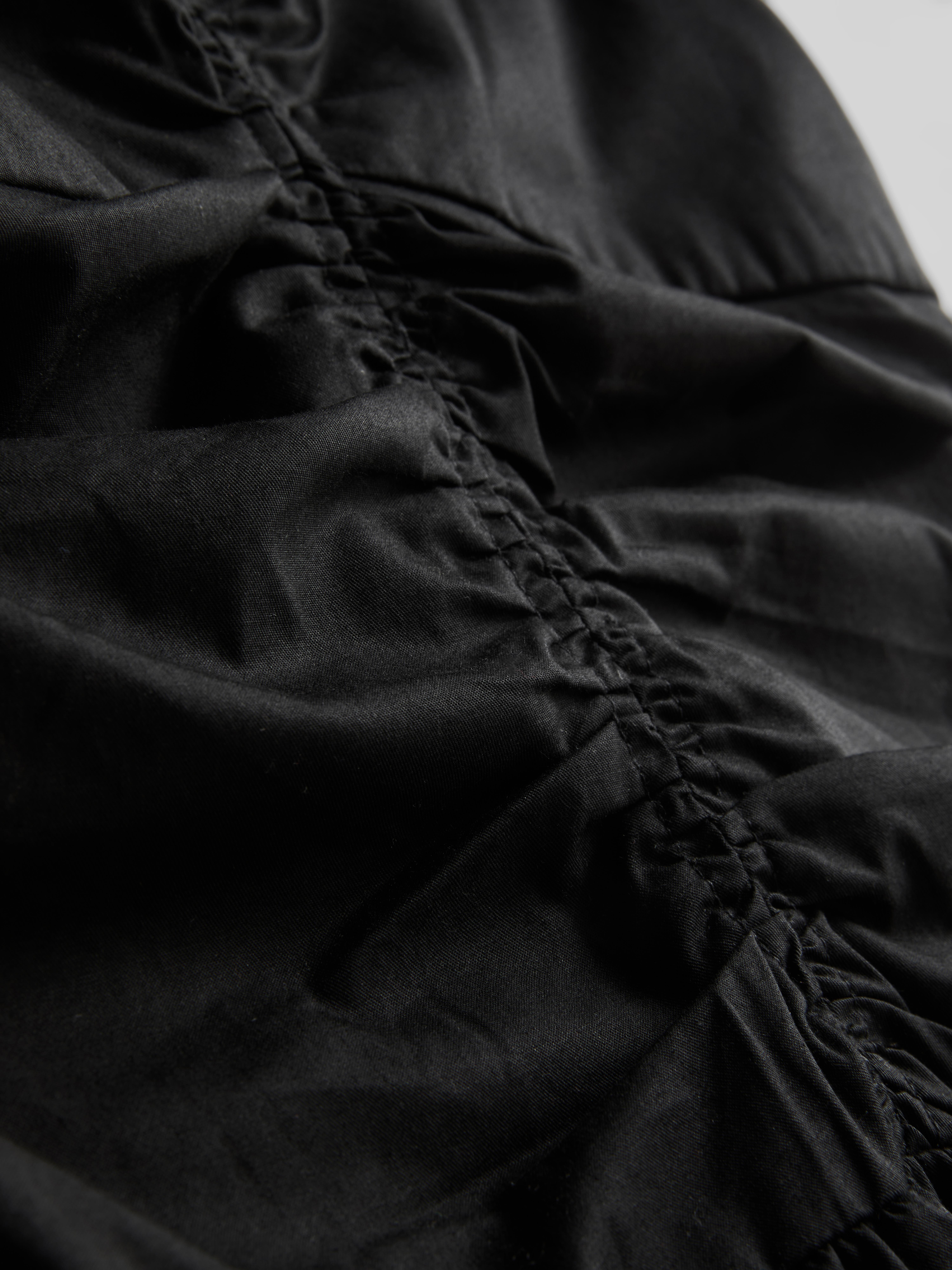 Ruched Bead Detail Midi Dress