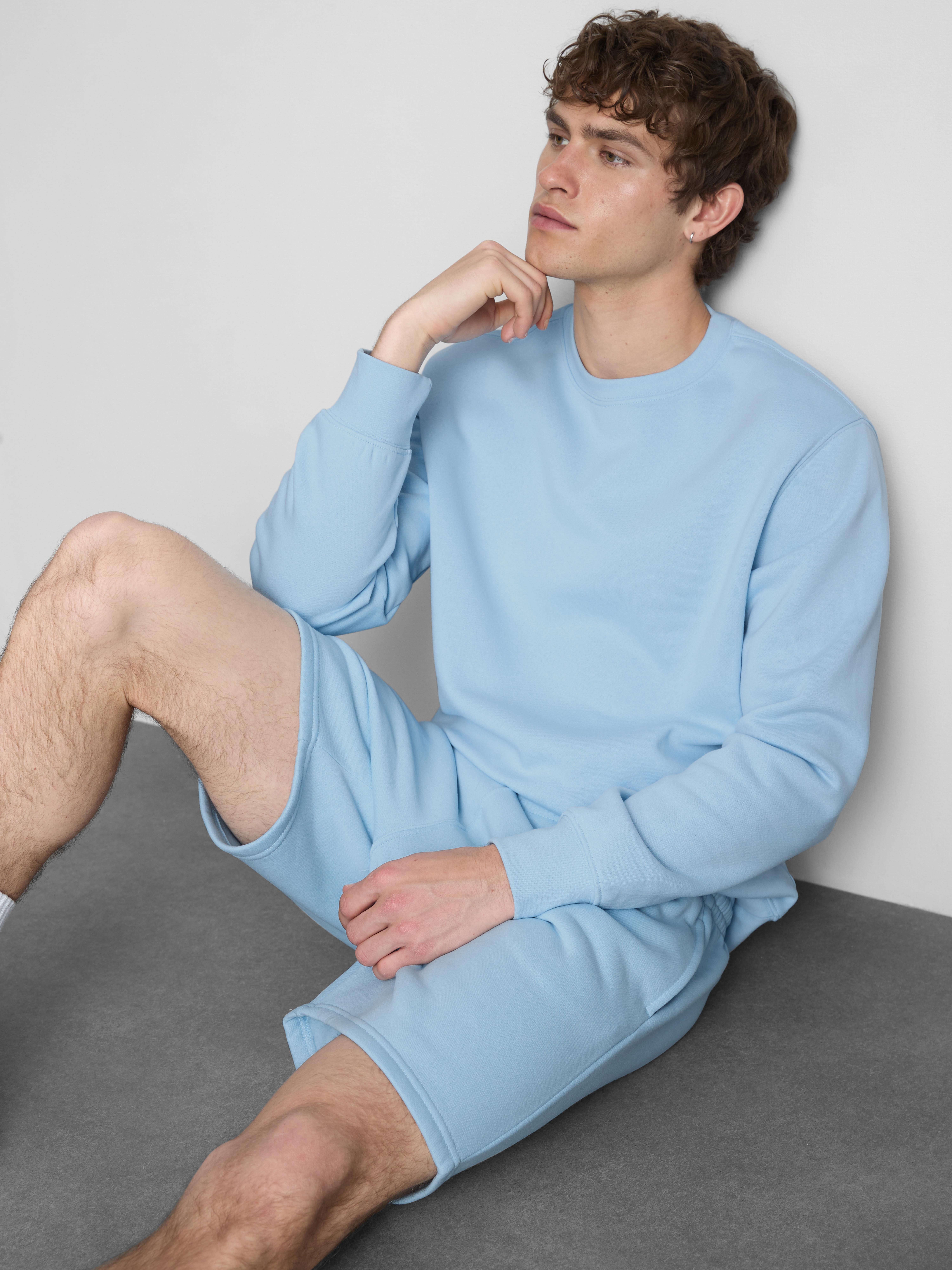 Essential-Sweatshirt mit Rundhalsausschnitt