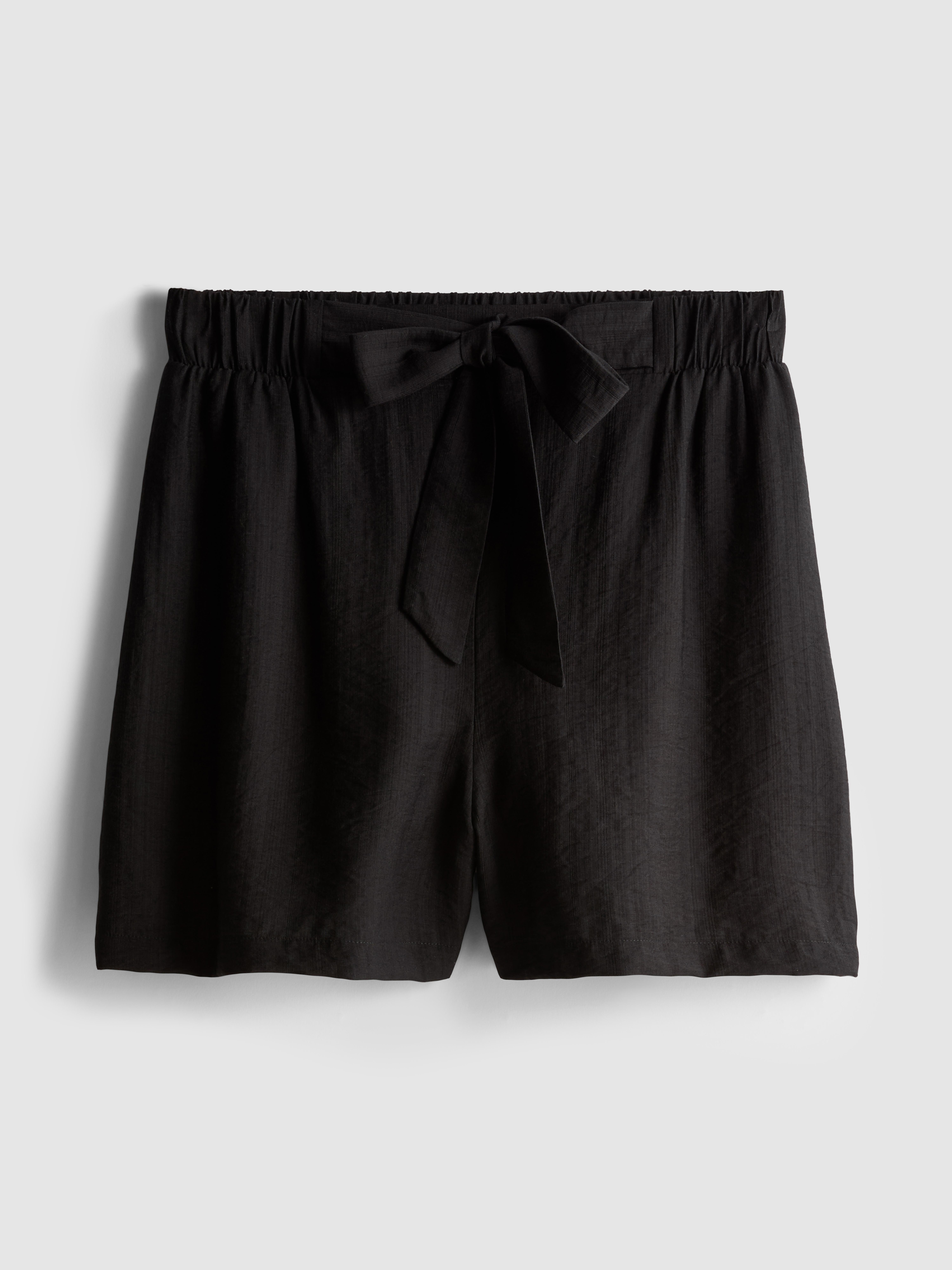 Belted Pull-On Shorts