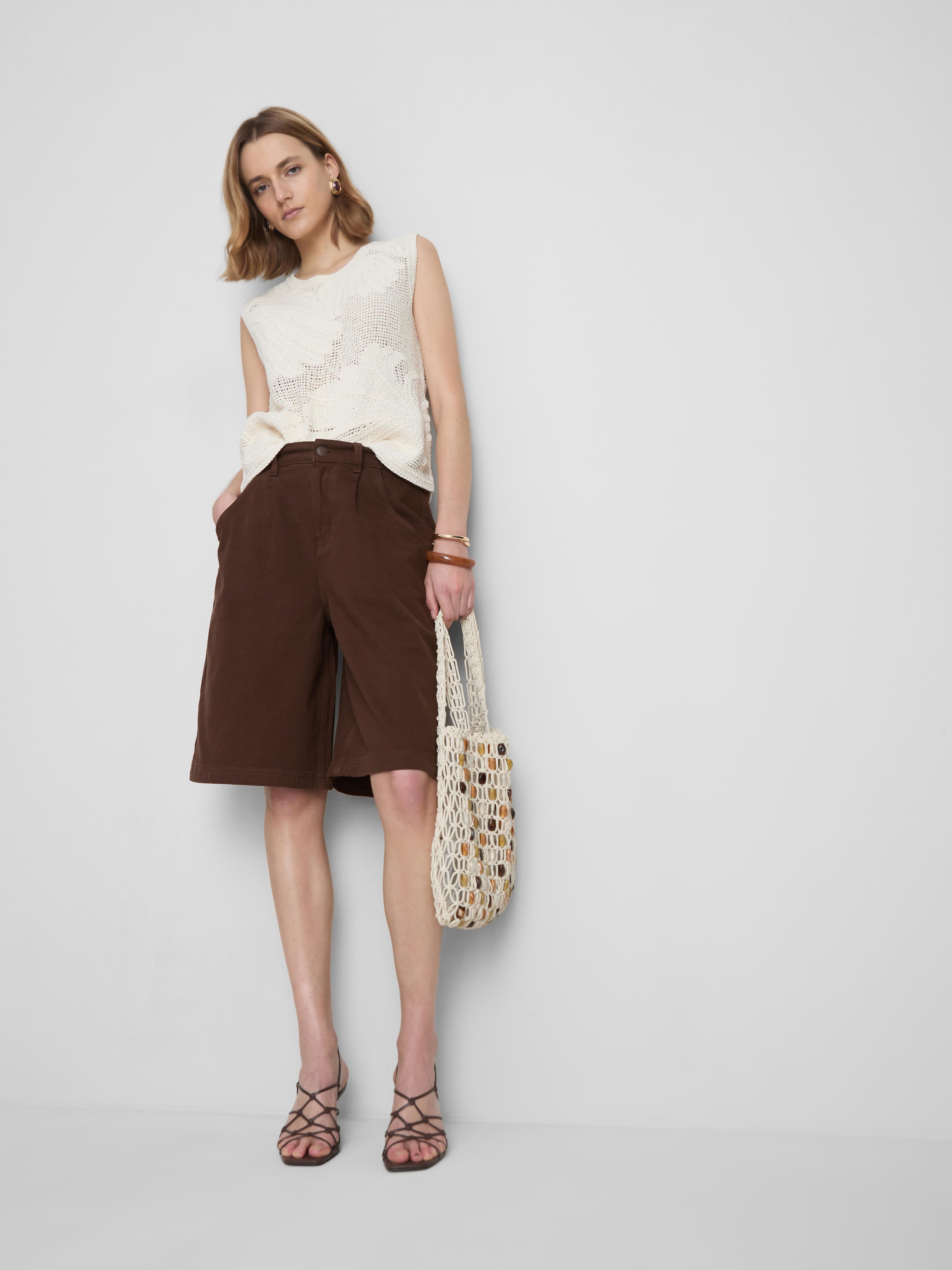 The Edit Cotton Bermuda Shorts