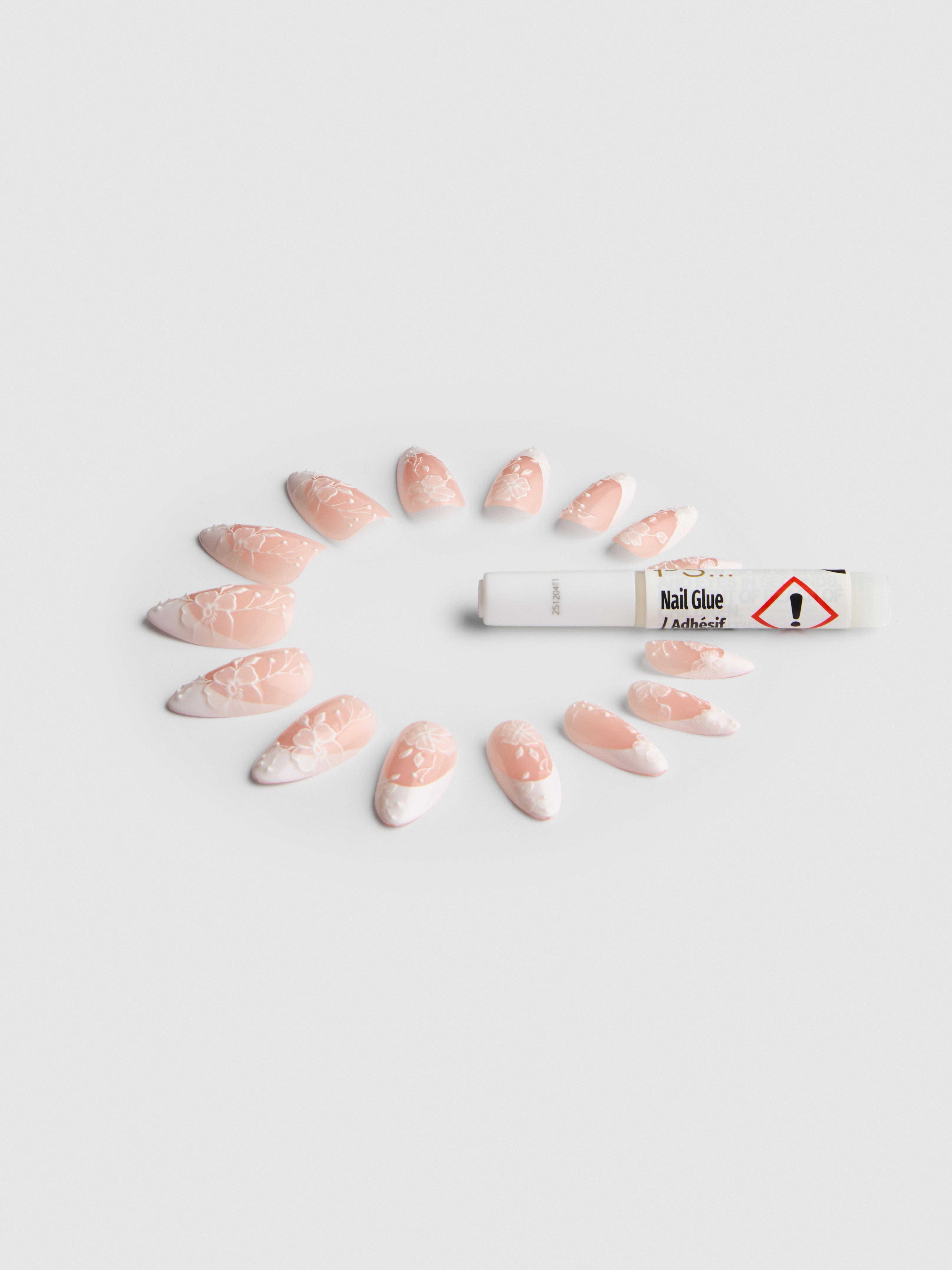 PS... Pro Pointed Gel Effect False Nails