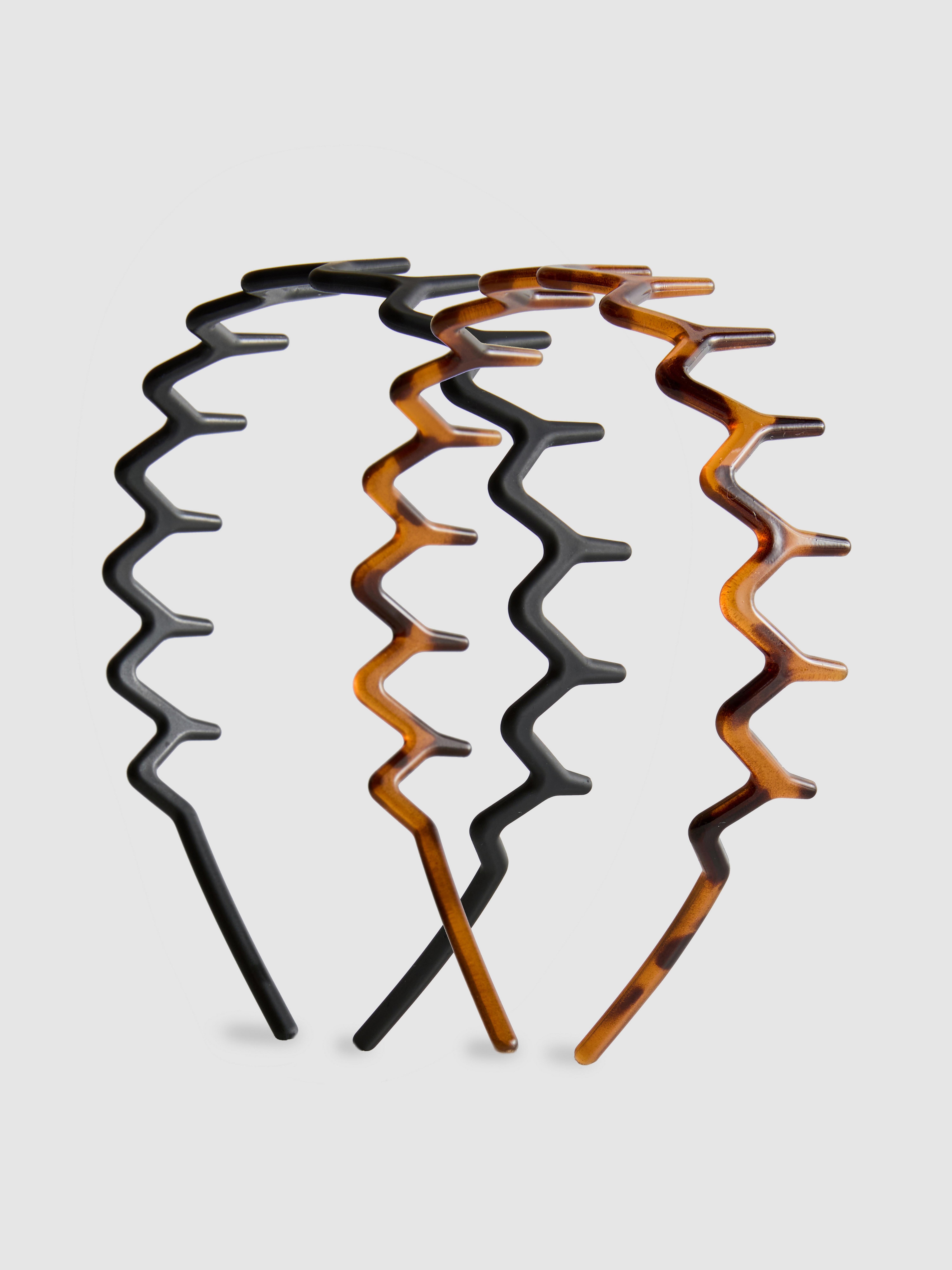 Lot de 2 serre-tête zigzag