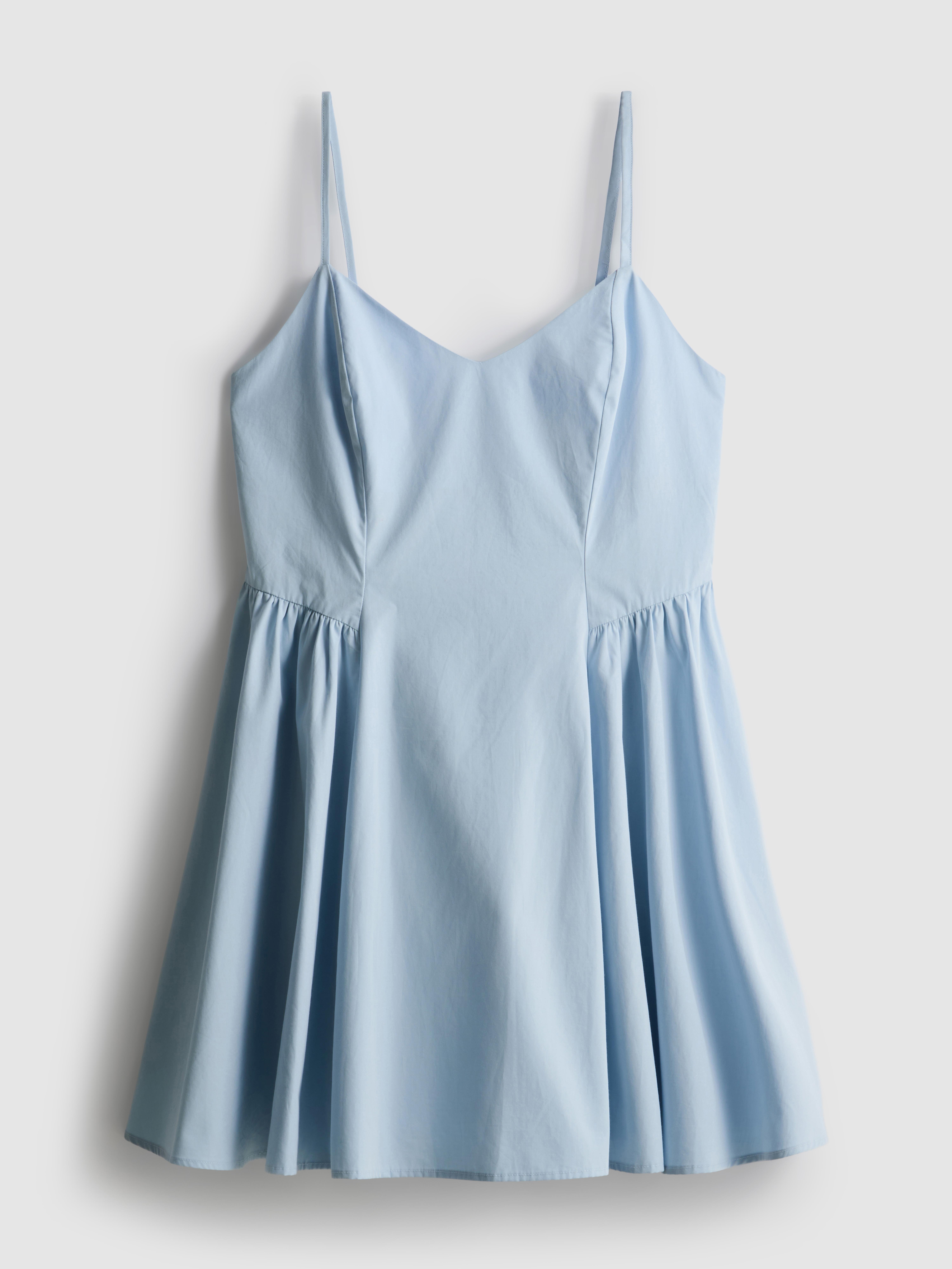 Women's Light Blue Structured Corset Mini Dress | Primark