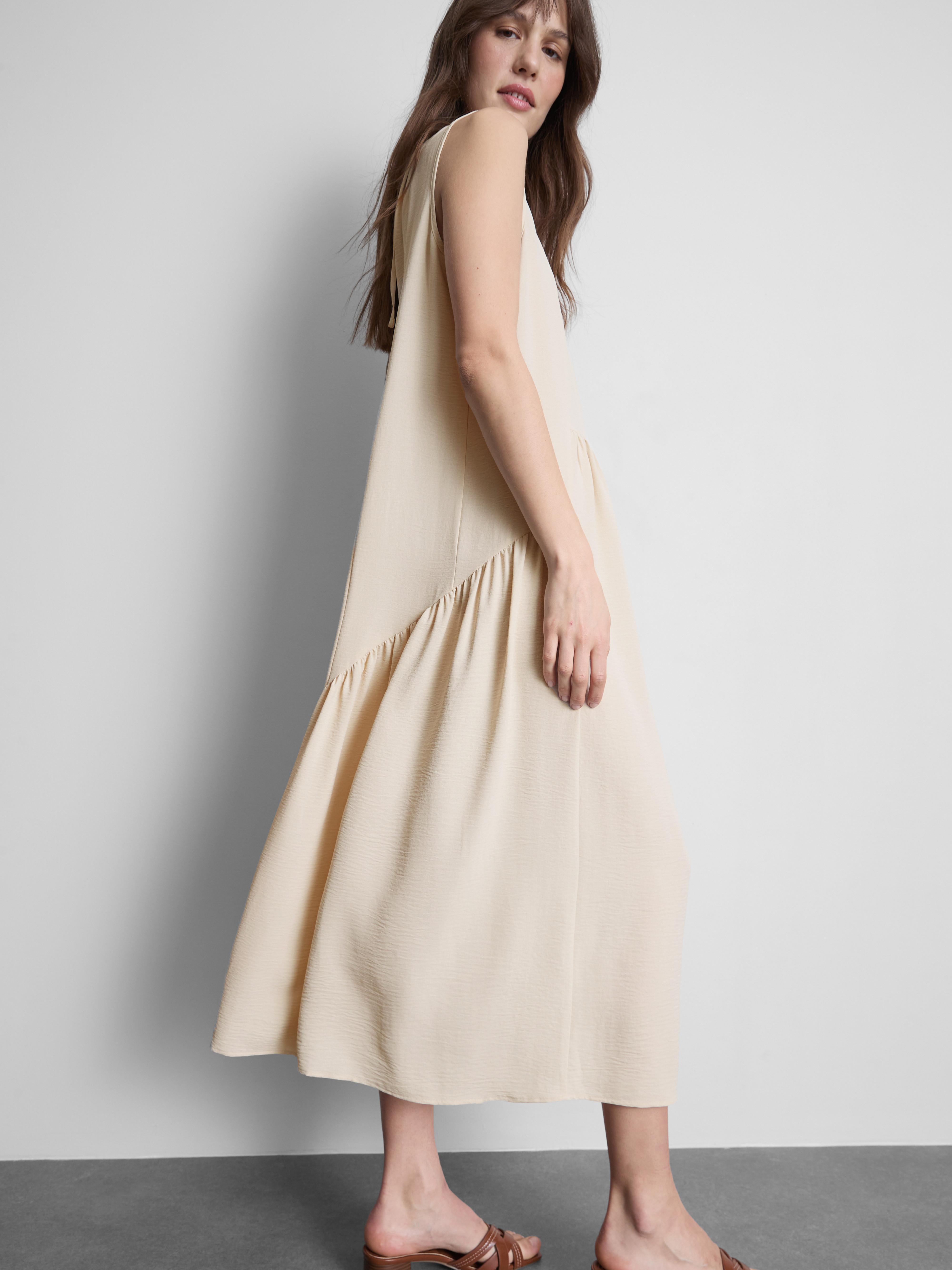 brown plaid midi dress The Evette Mocha Brown Tartan Plaid Cotton Zip Front Midi Dress