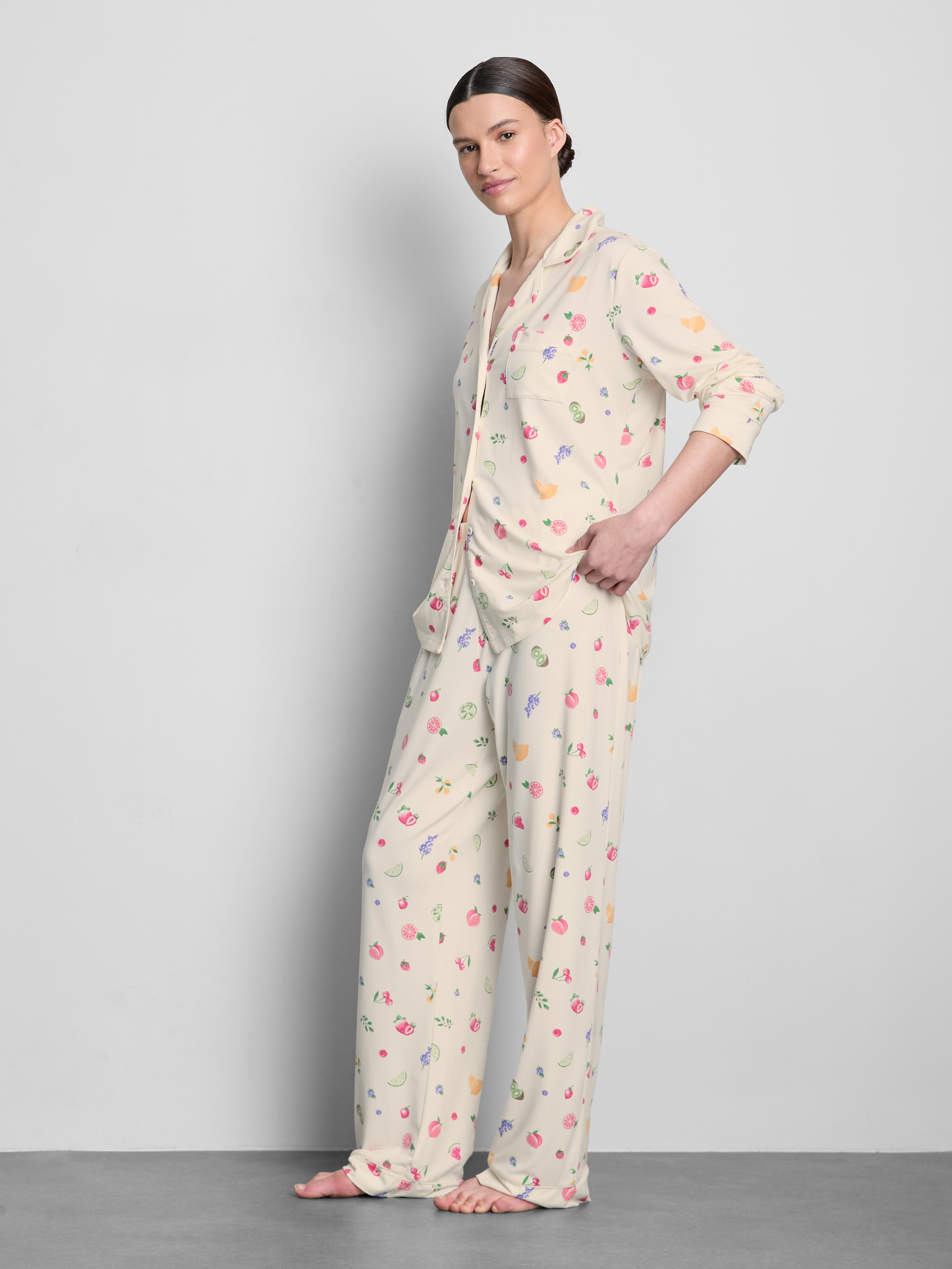 Pijama estilo Boyfriend estampado