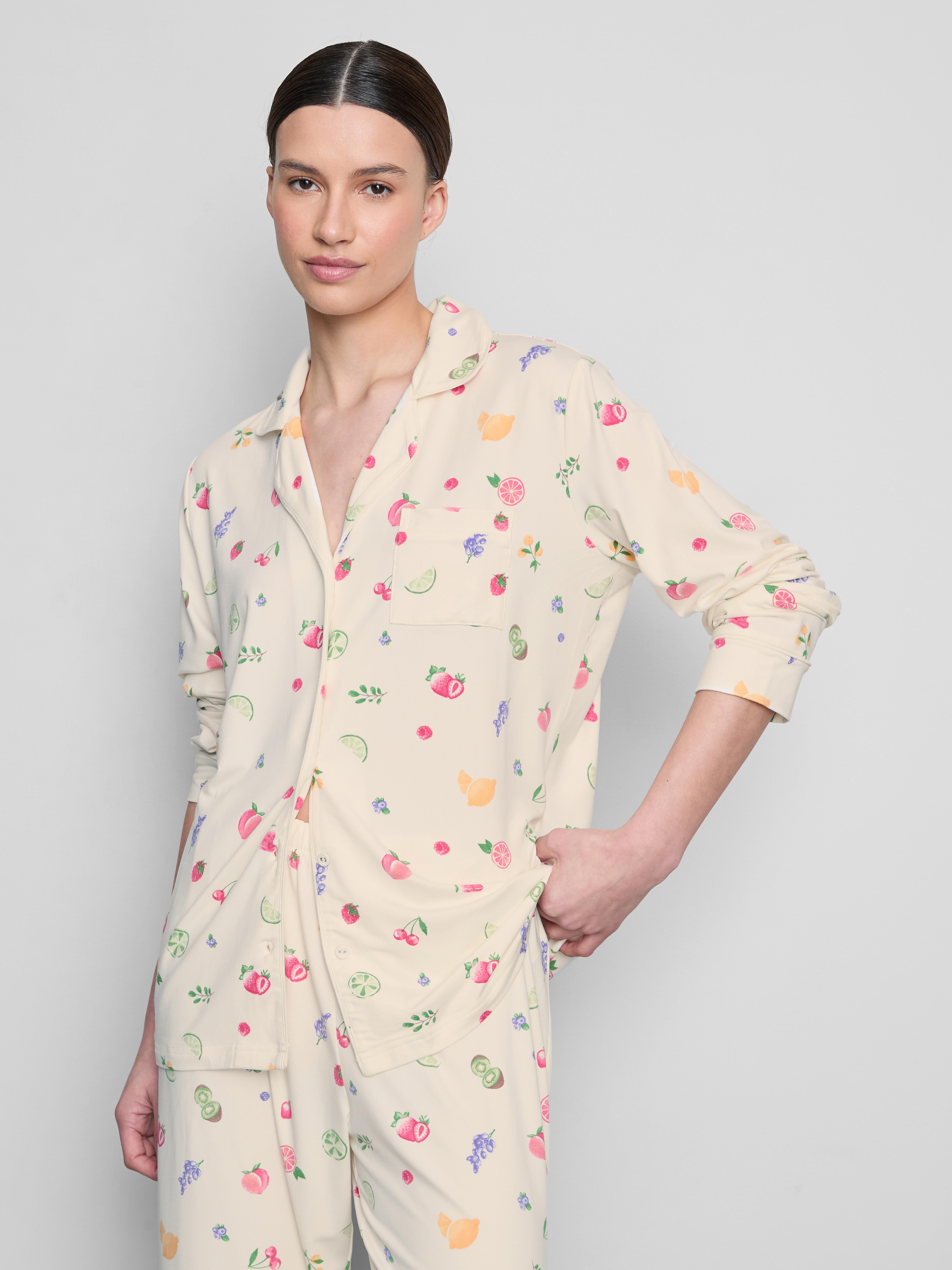 Pijama estilo Boyfriend estampado