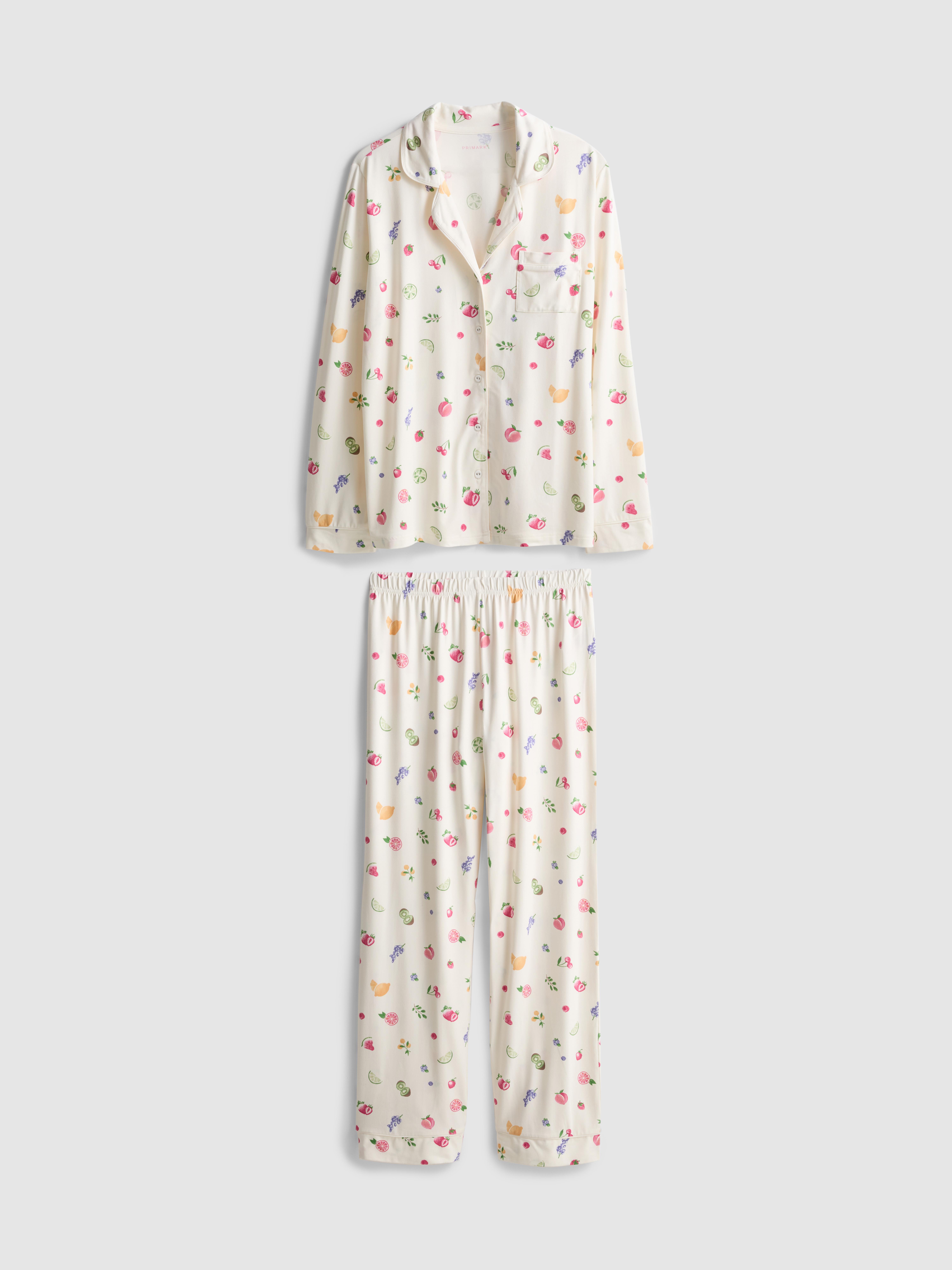 Pijama estilo Boyfriend estampado