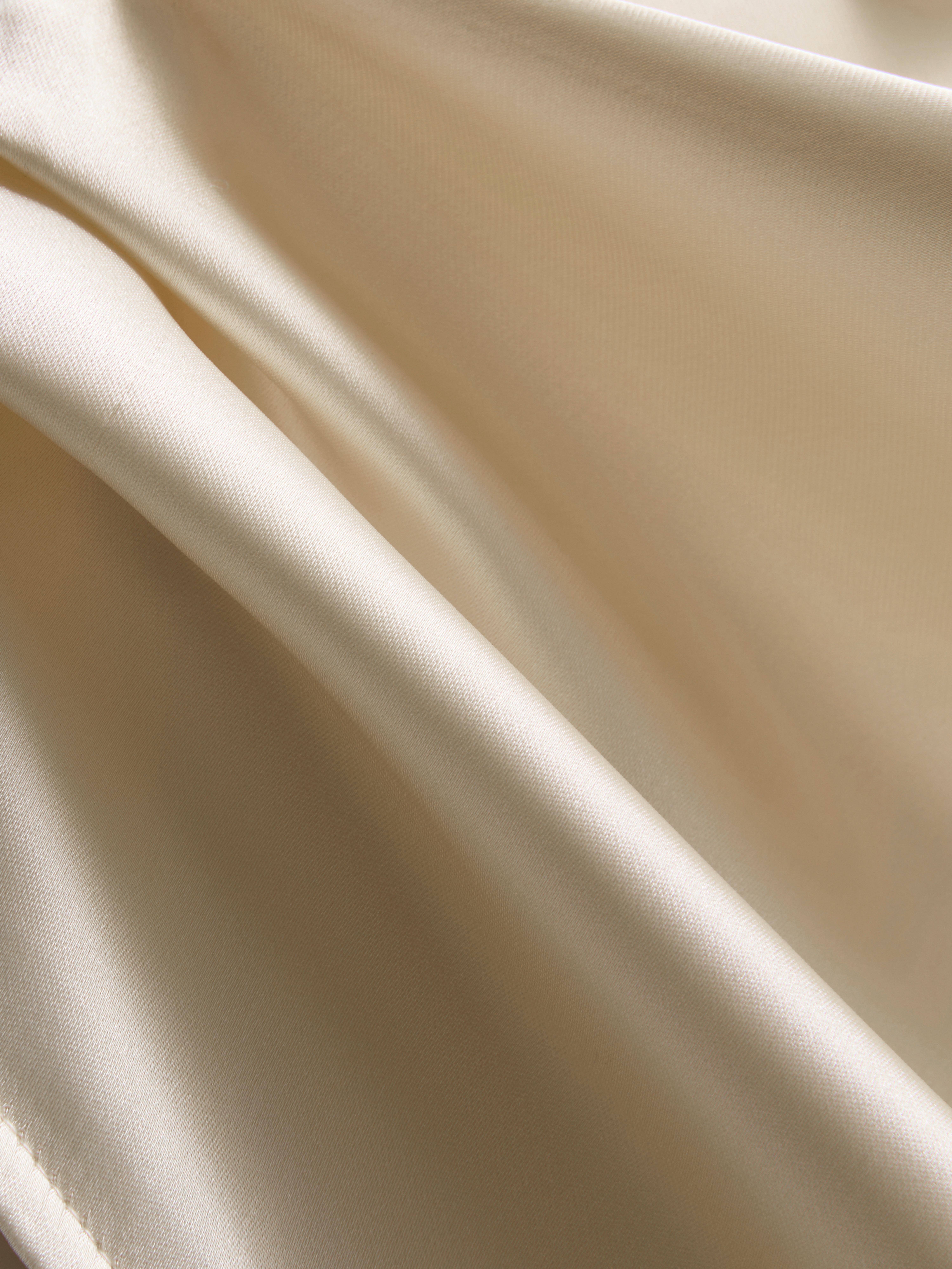 Satin Cowl Neck Blouse