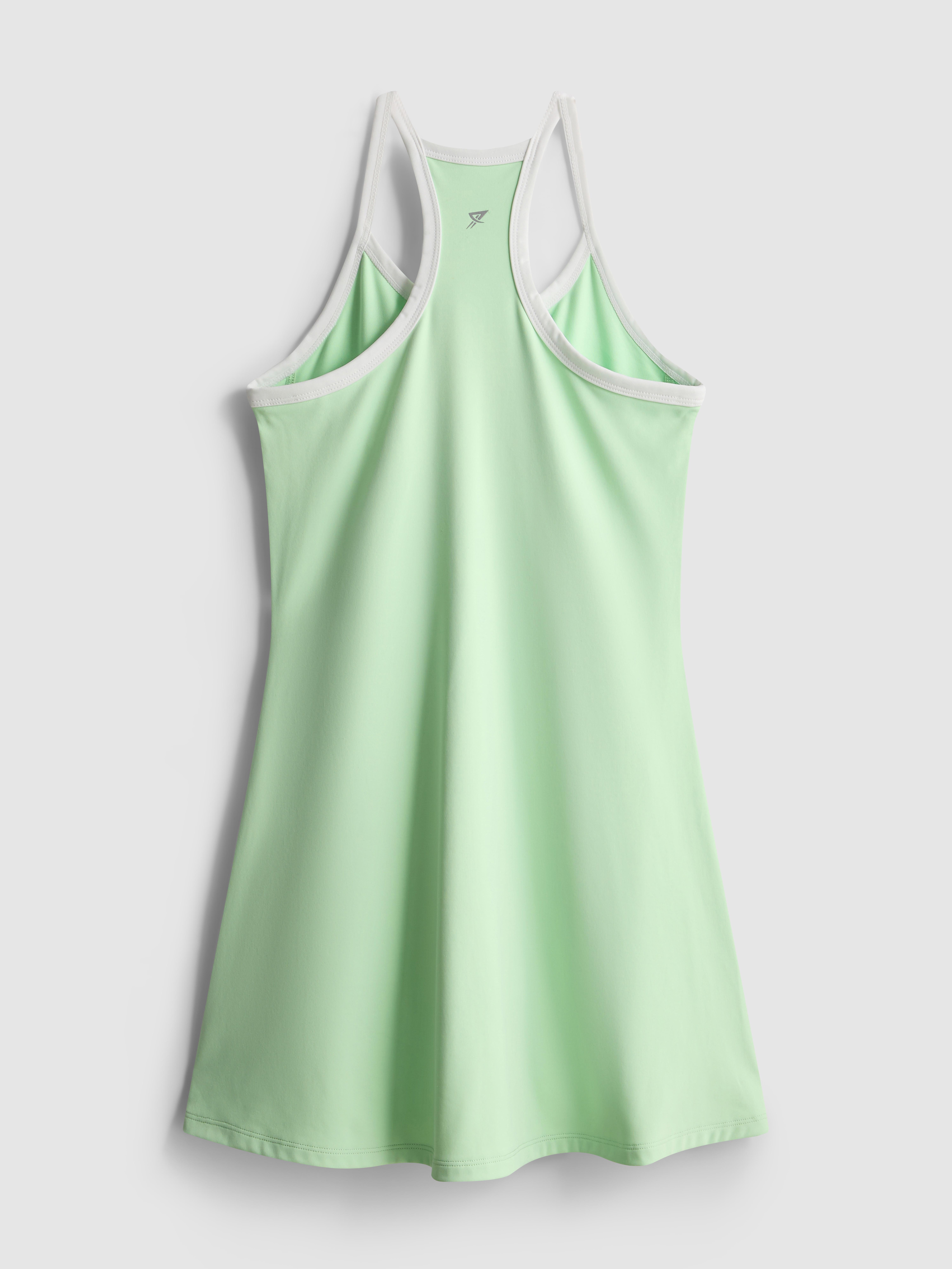 bright green skater dress Organic Art Print Skater Dress main image 0