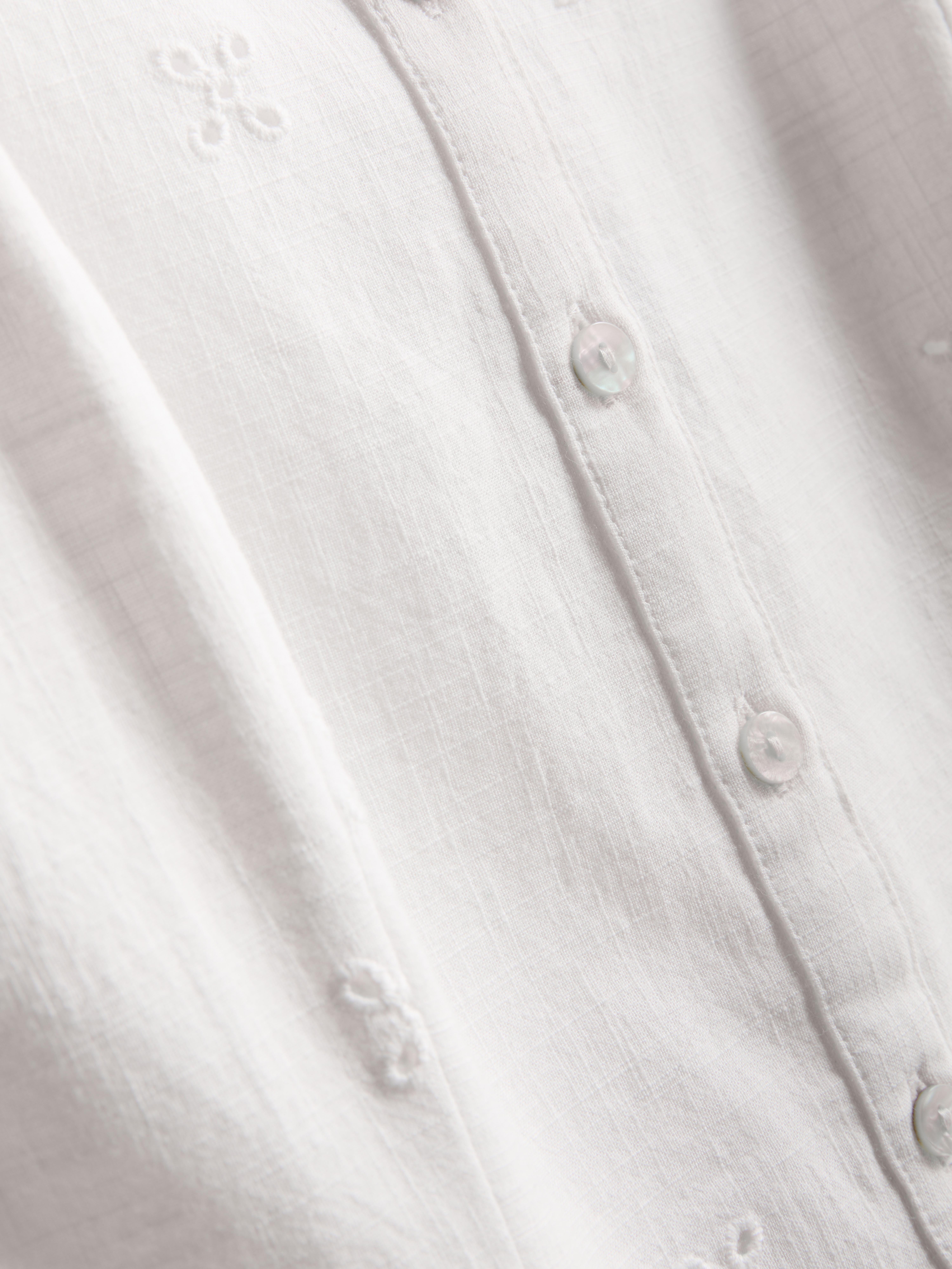 The Primark Scene | Cotton Broderie Button Mini Dress