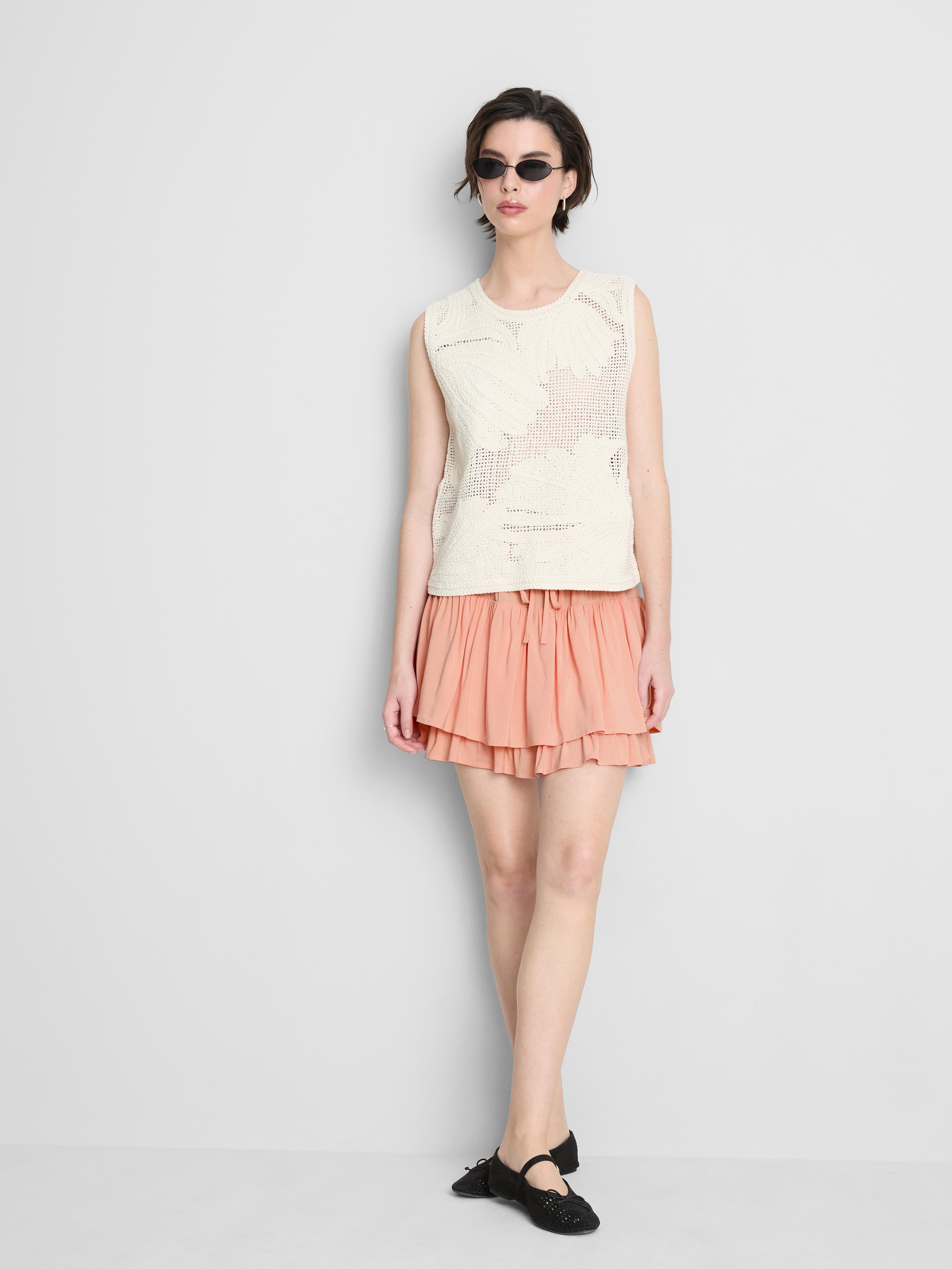 Drawstring Rara Mini Skirt