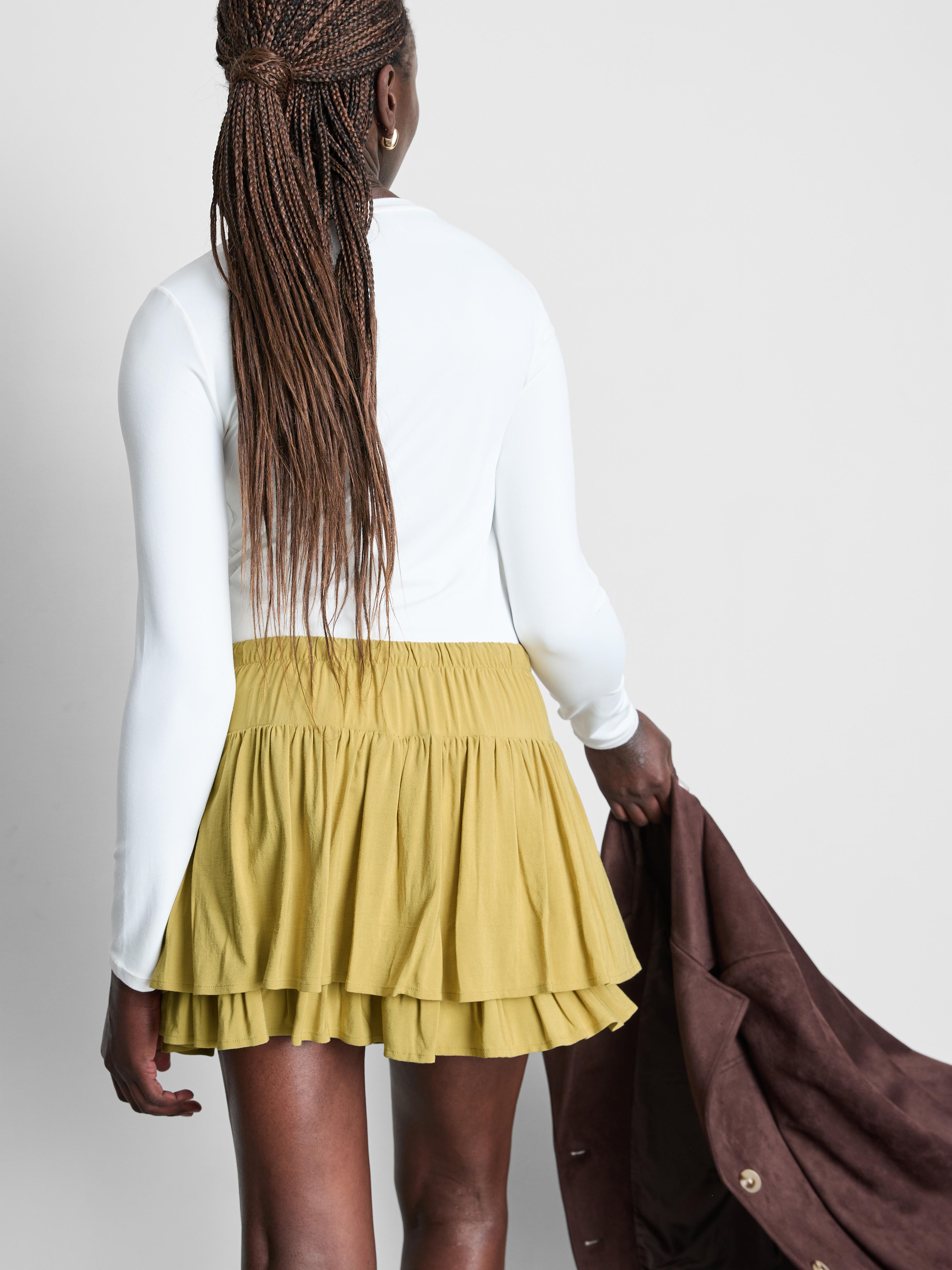 Drawstring Rara Mini Skirt