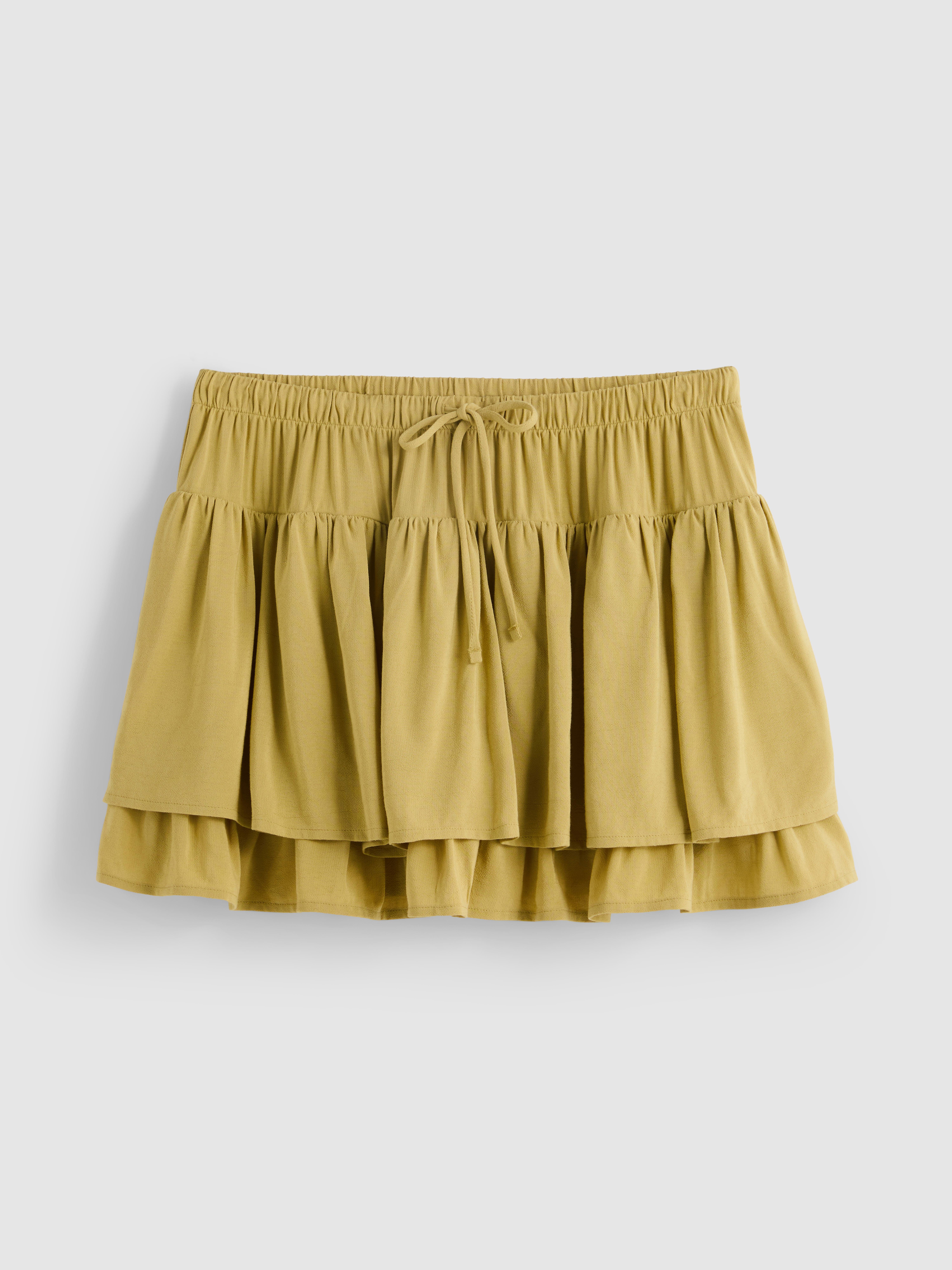 Drawstring Rara Mini Skirt