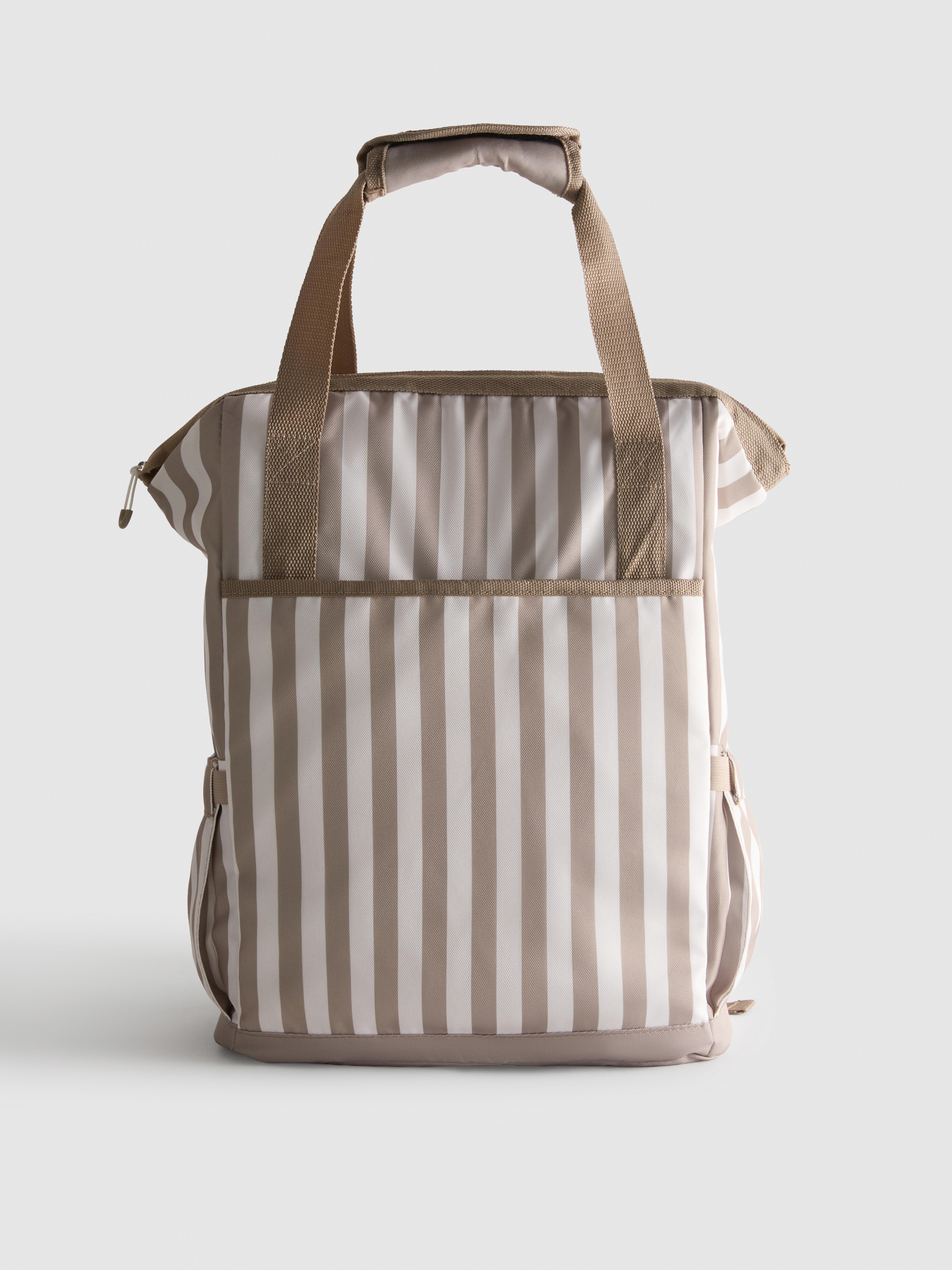 Stripe Cooler Backpack