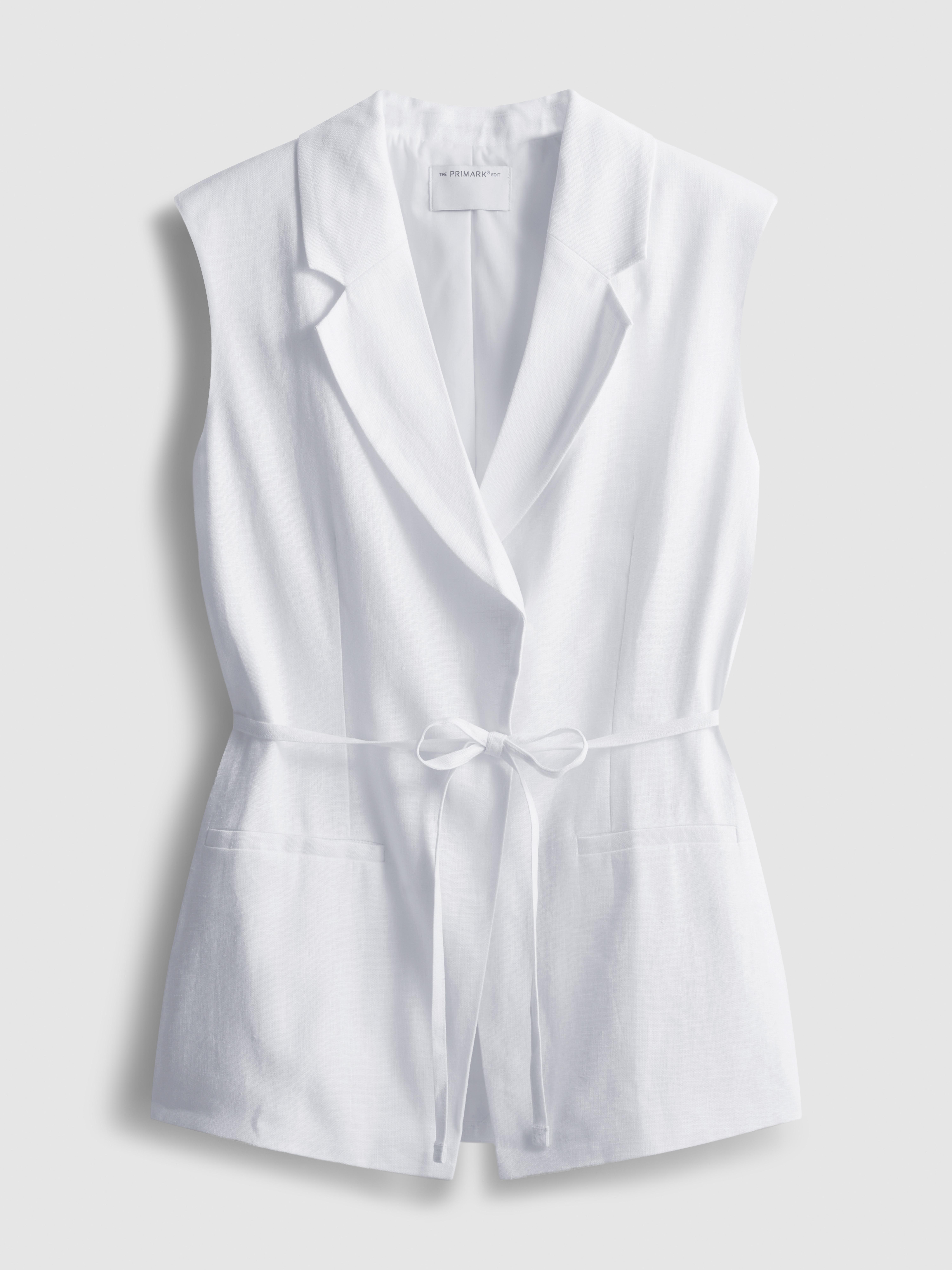 Vestă din in cu șnur The Edit