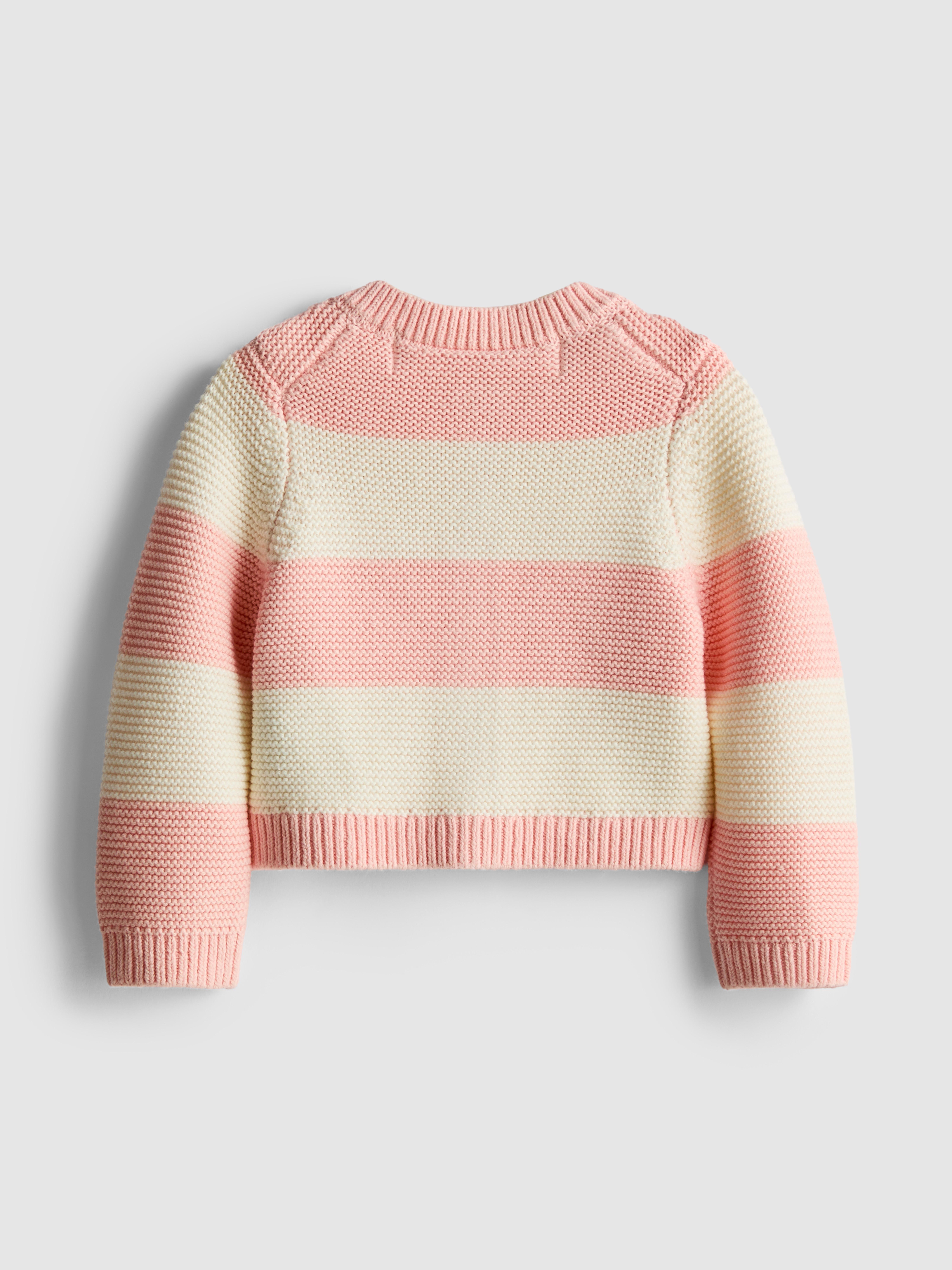 0 - 18 luni | Cardigan în dungi pentru nou-născuți