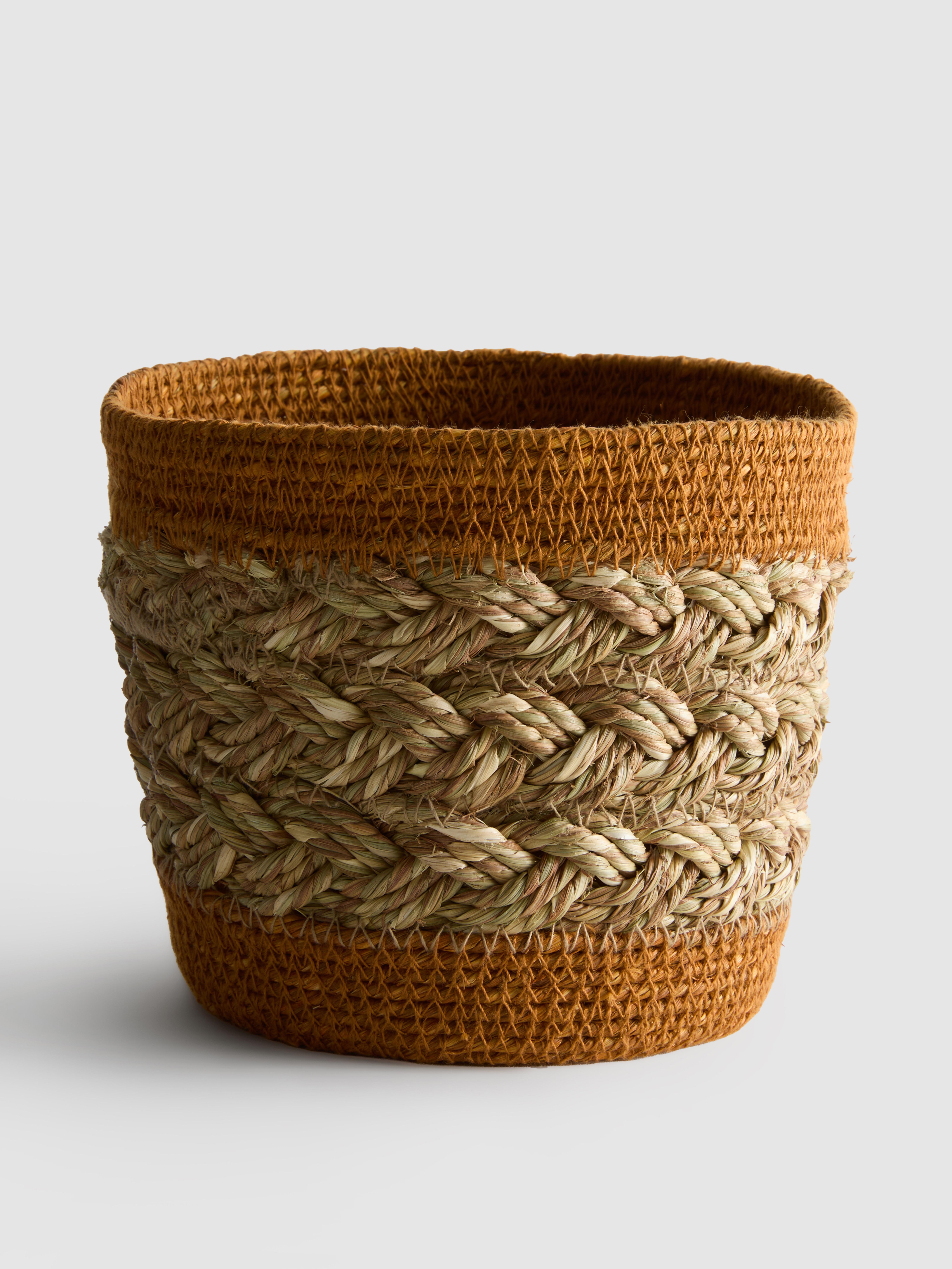 Panier de rangement tissé