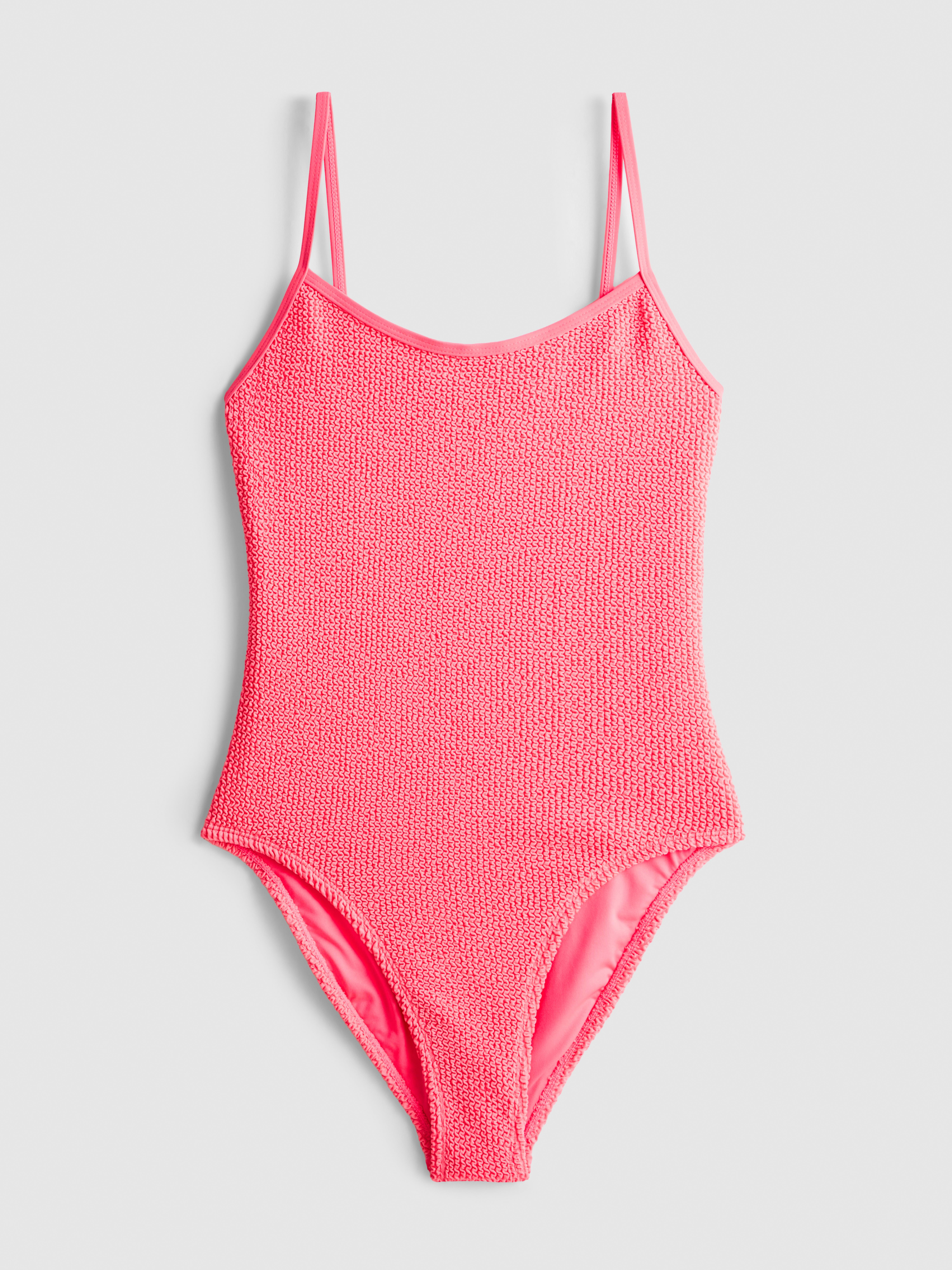 Strappy Crinkle Swimsuit