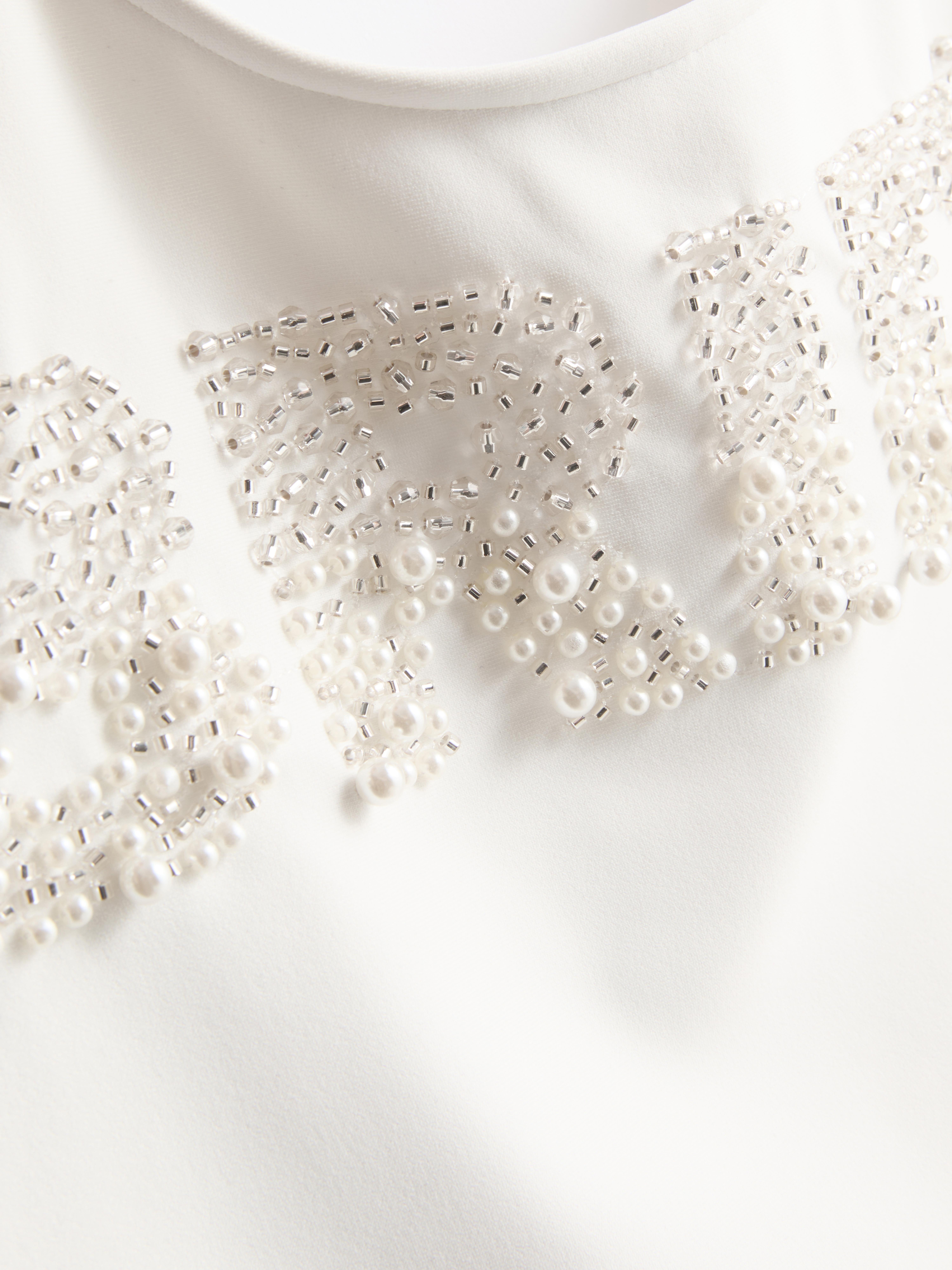 Beaded Pearl Bride Swimsuit