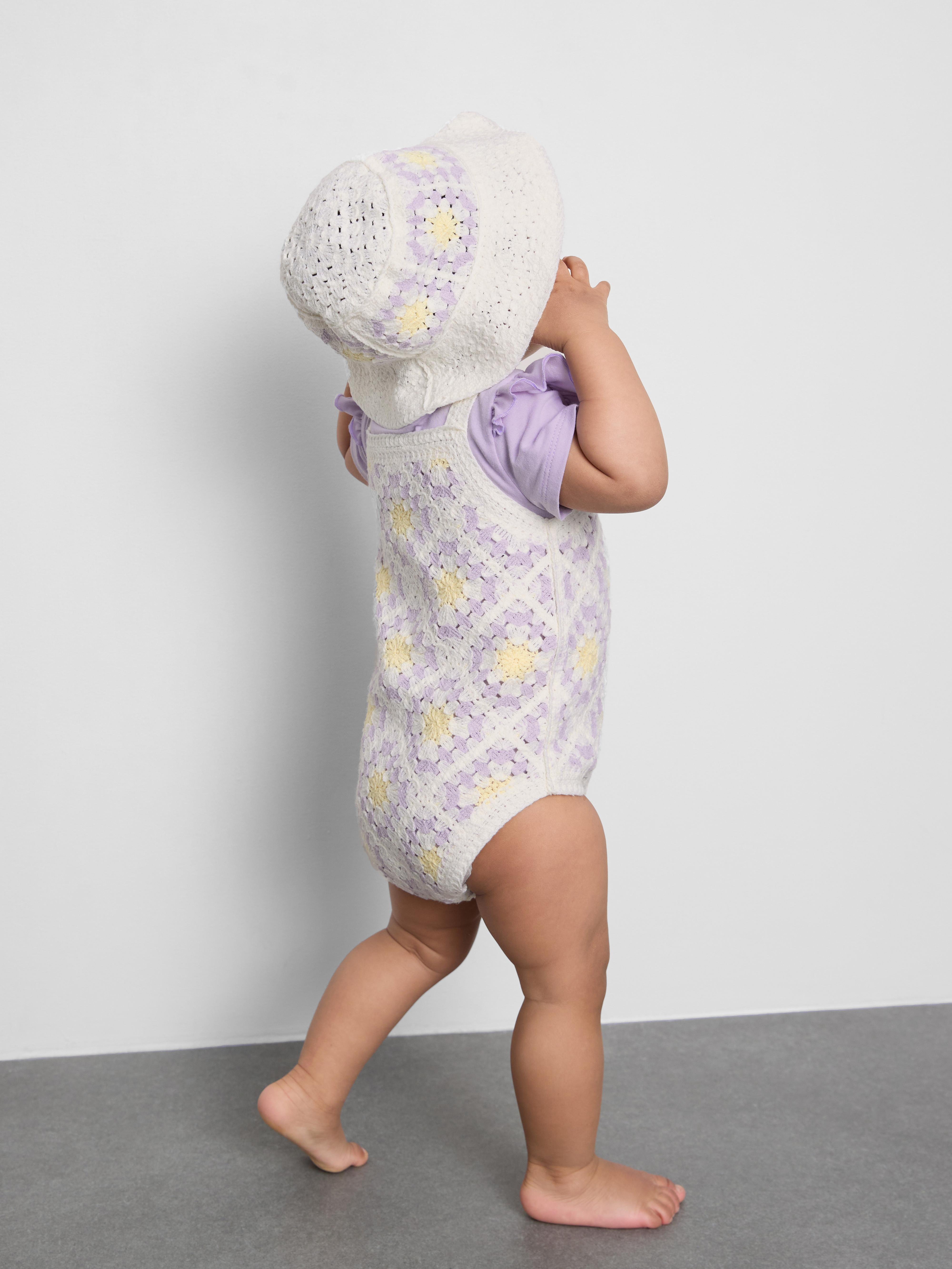 0-18mths | Newborn Crochet Romper Set