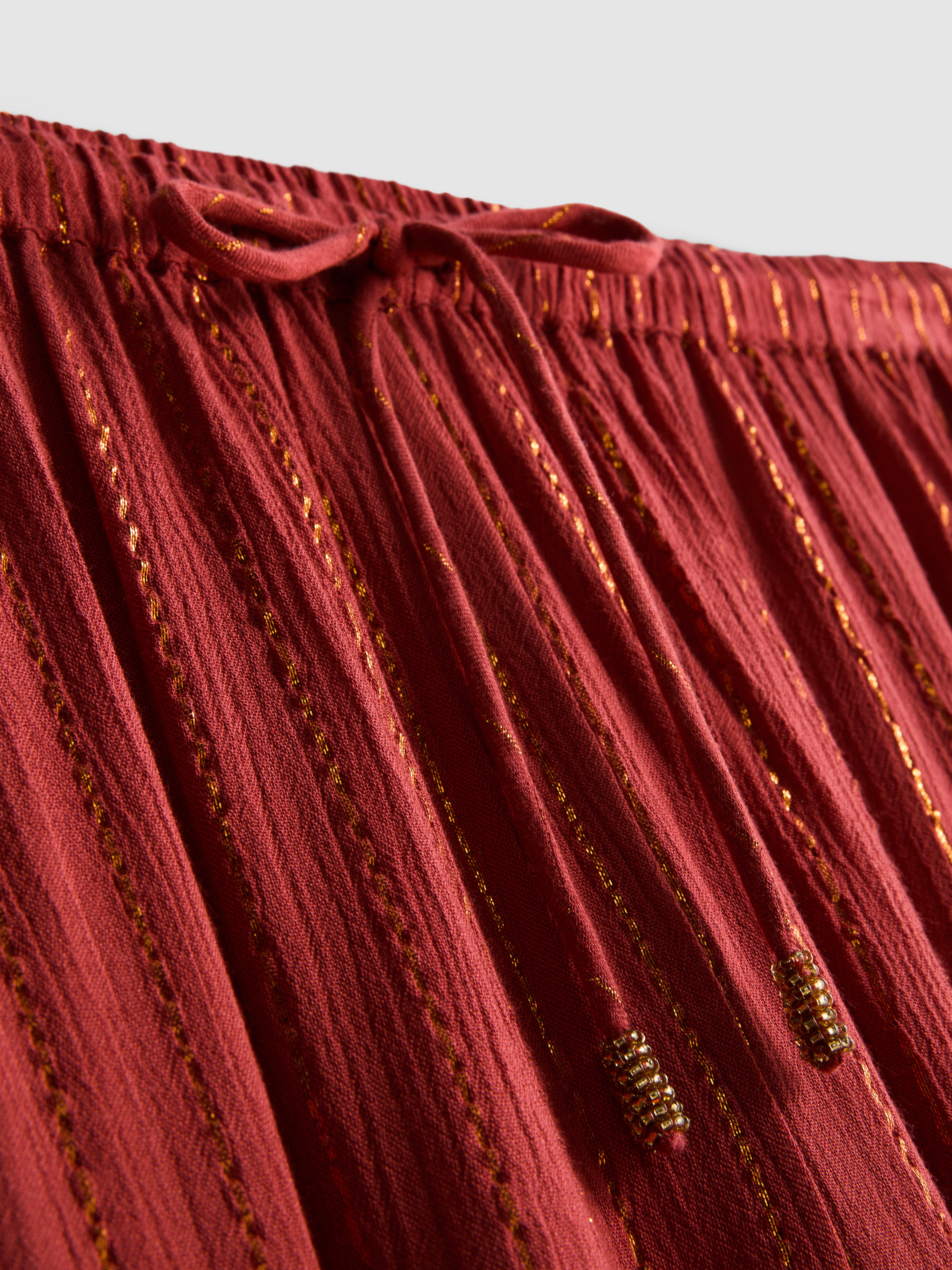 Paula Echevarría Wide Leg Sparkle Trousers