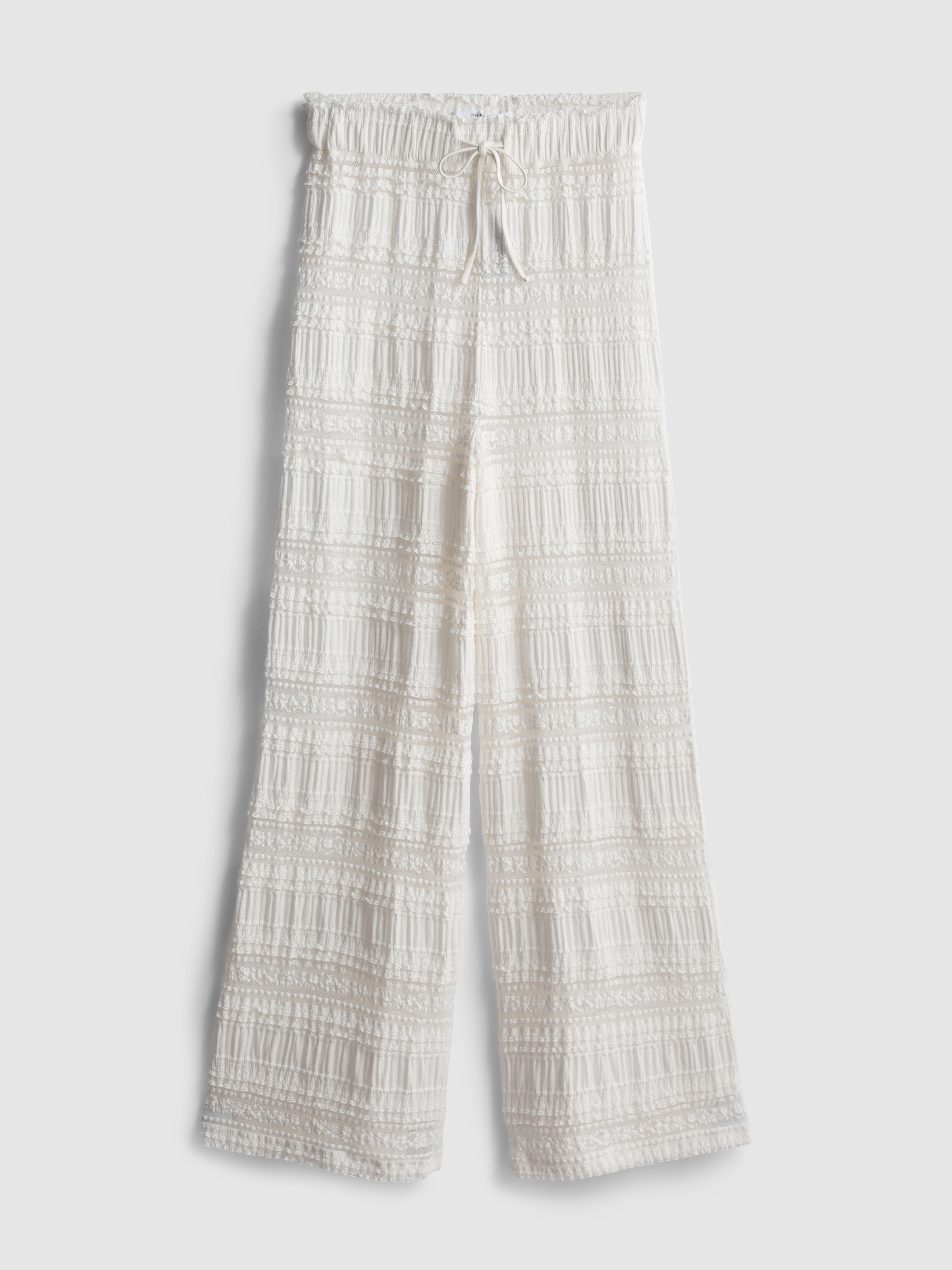 Sheer Frill Beach Pants