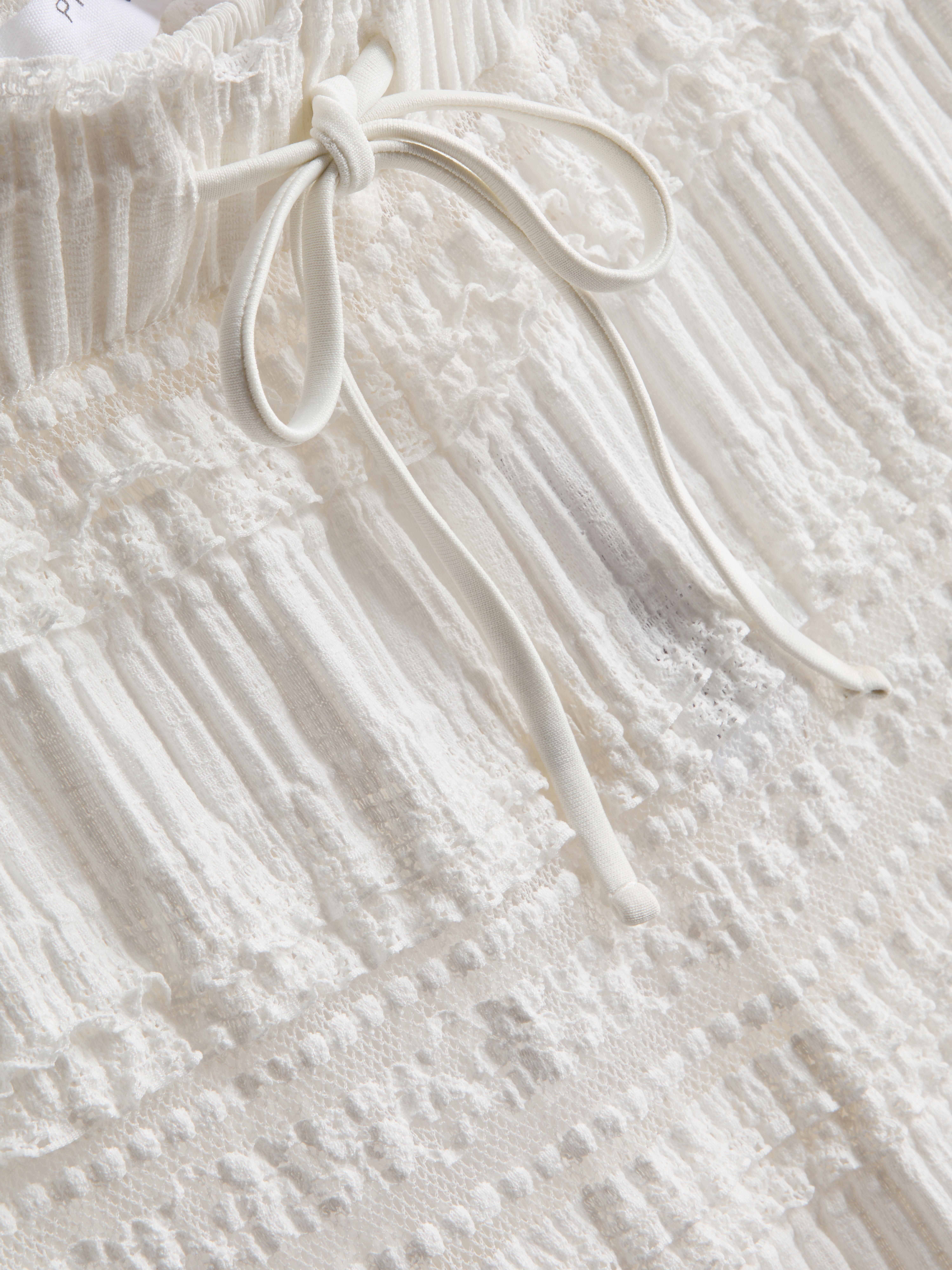 Sheer Frill Beach Pants