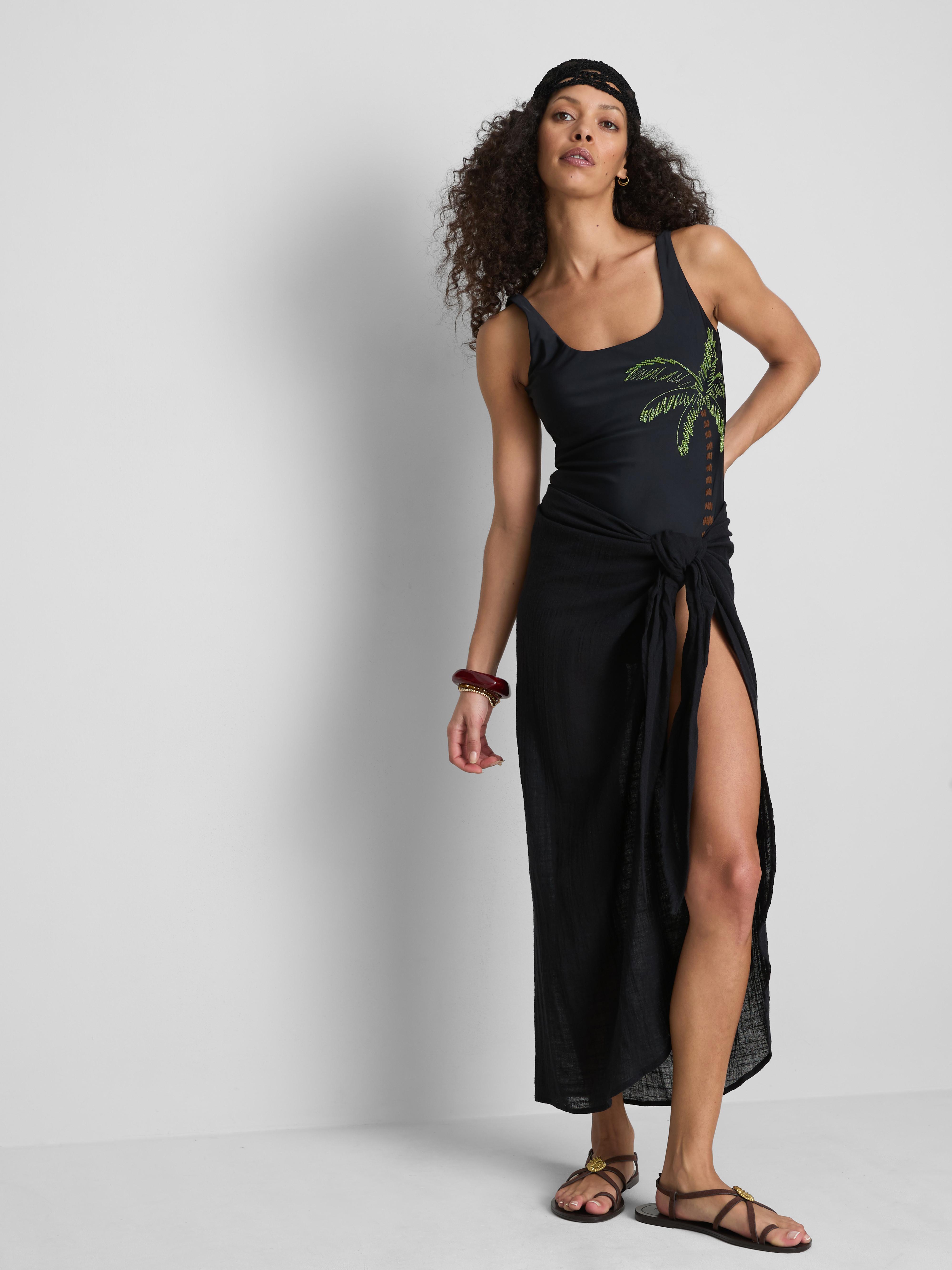 Paula Echevarría Midi Sheer Sarong