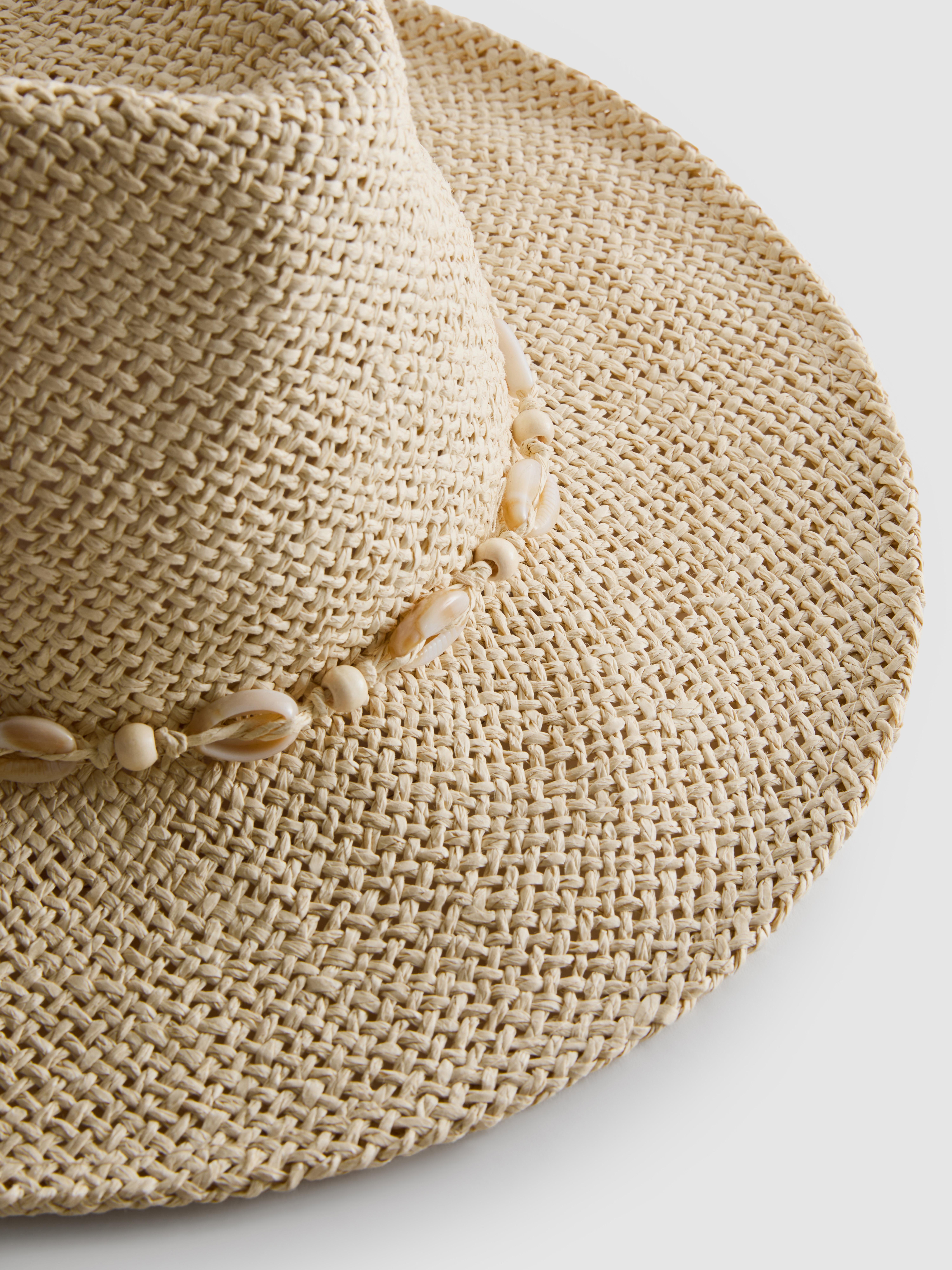 Chapeau de plage en paille