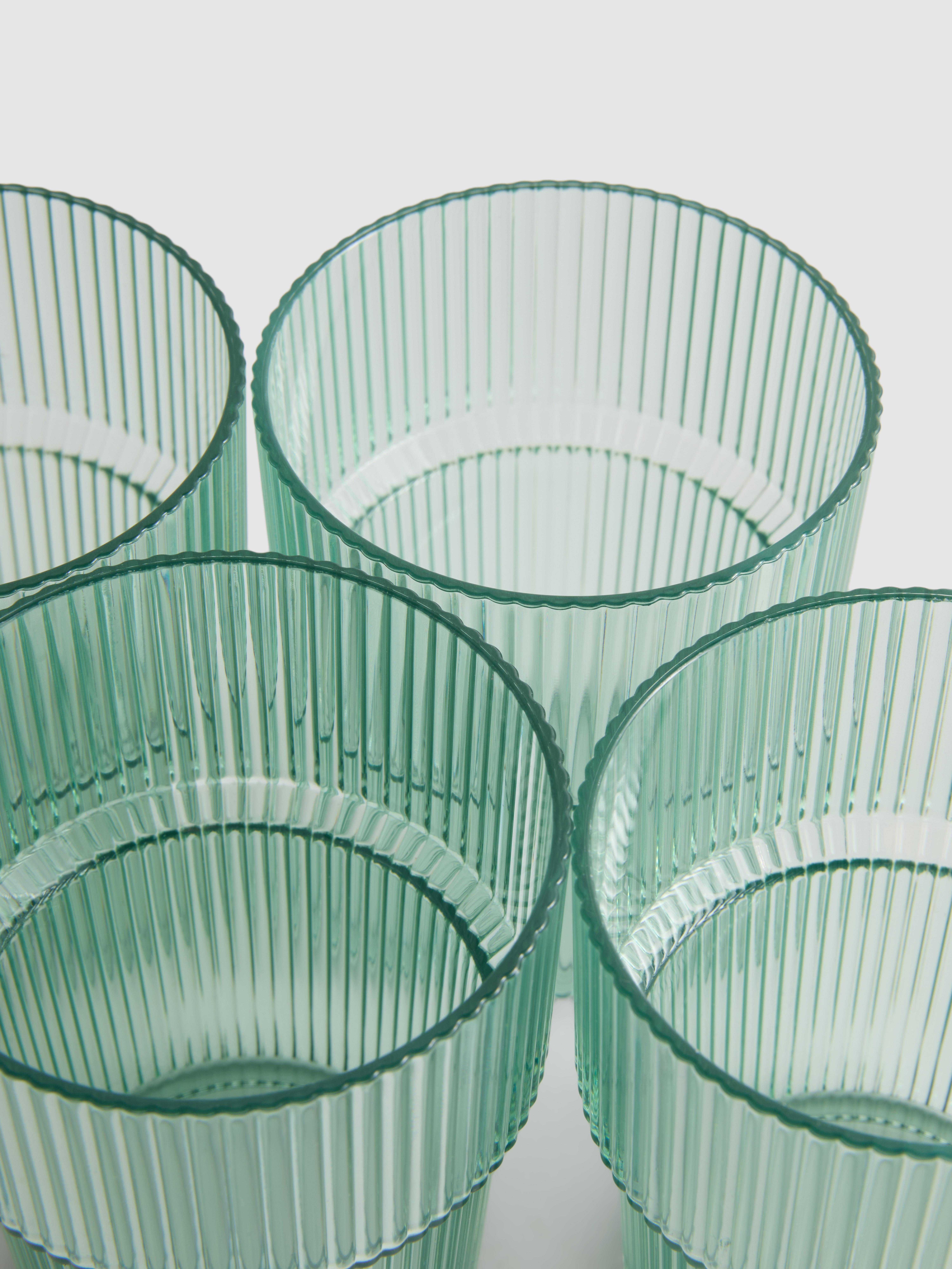 Stapelbare plastic bekertjes, set van 4