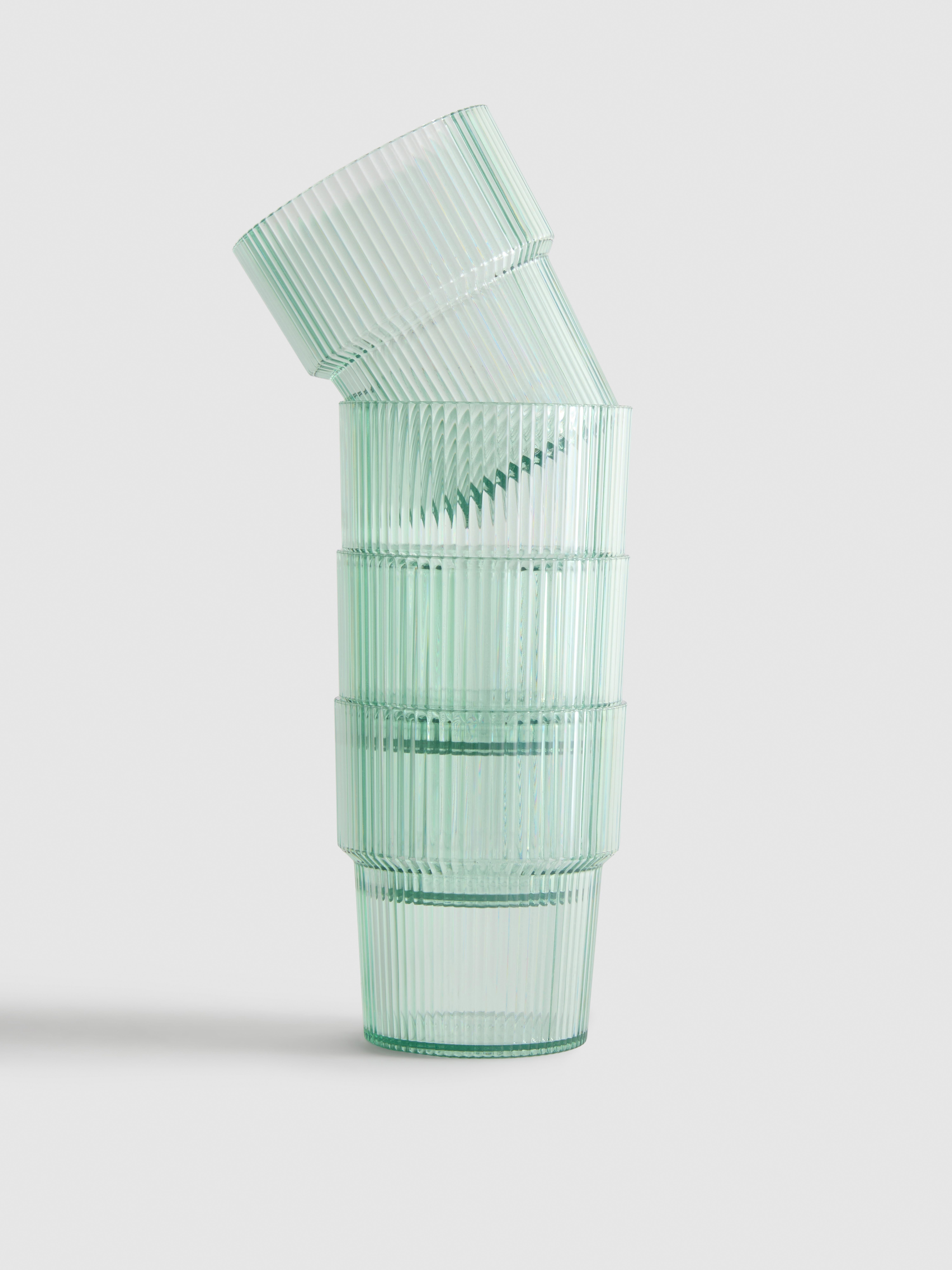 Stapelbare plastic bekertjes, set van 4