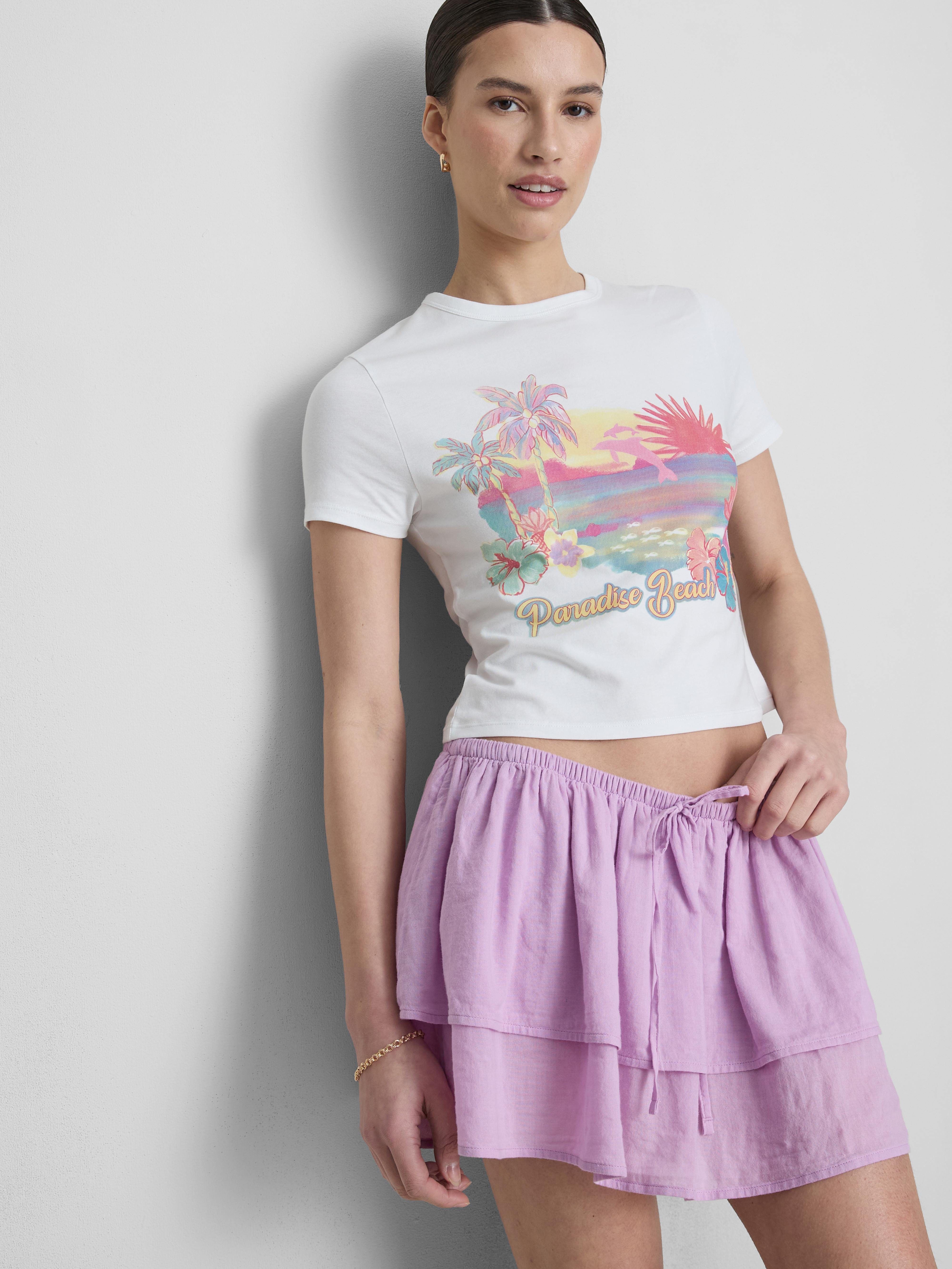 Baby-T-Shirt mit hohem Baumwollanteil Paradies-Print