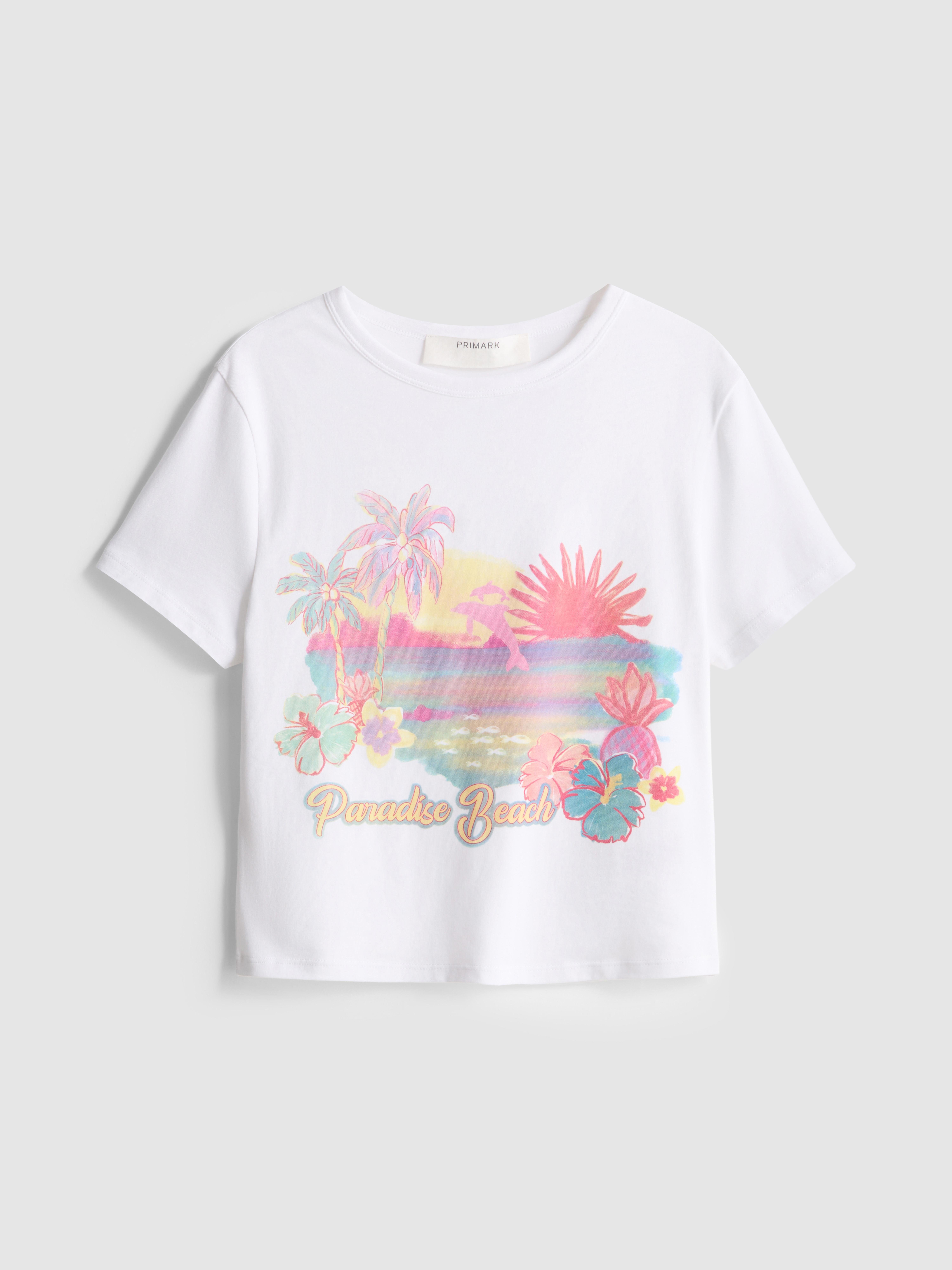 Baby-T-Shirt mit hohem Baumwollanteil Paradies-Print