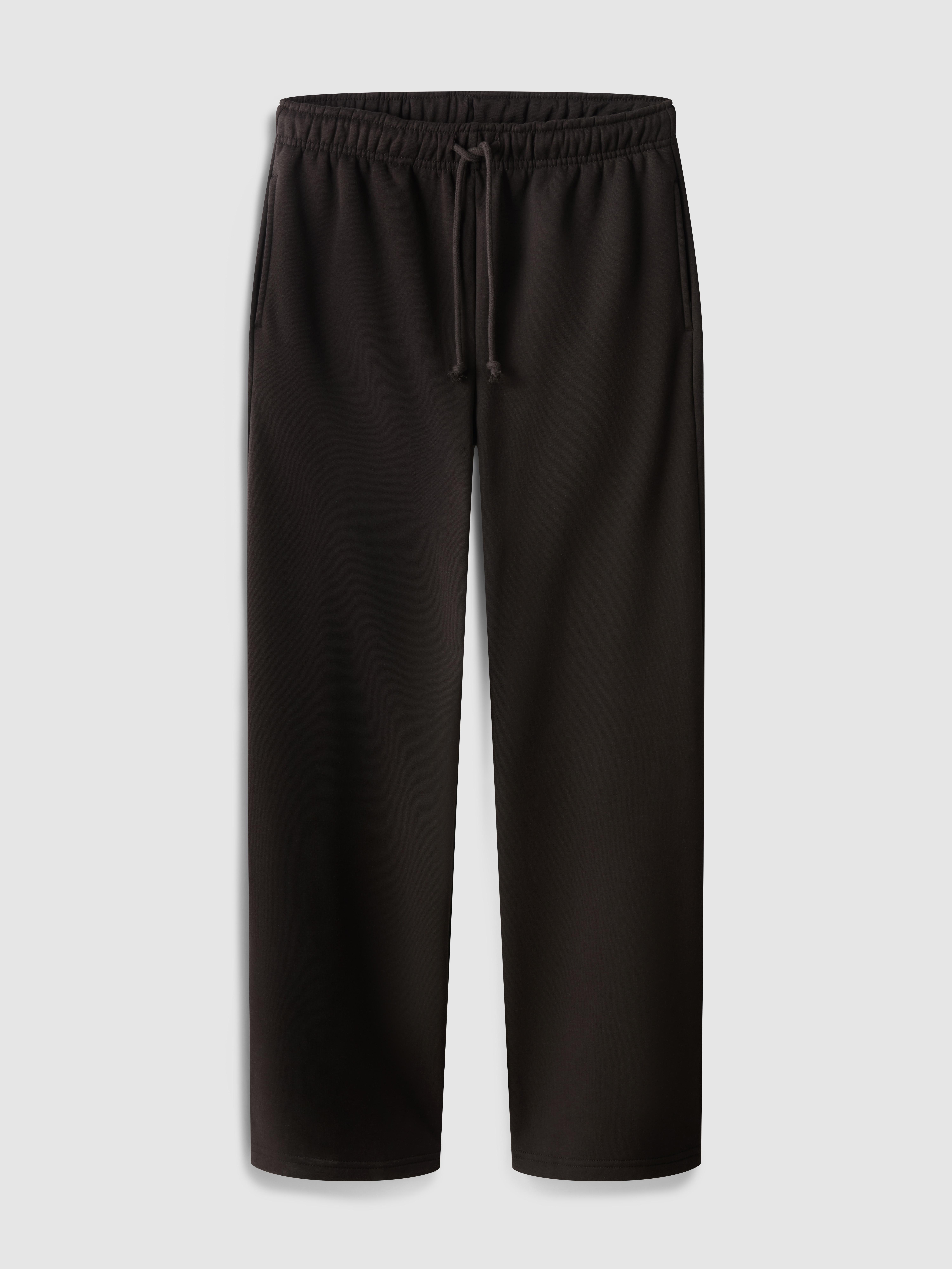 Cotton Blend Straight Leg Joggers