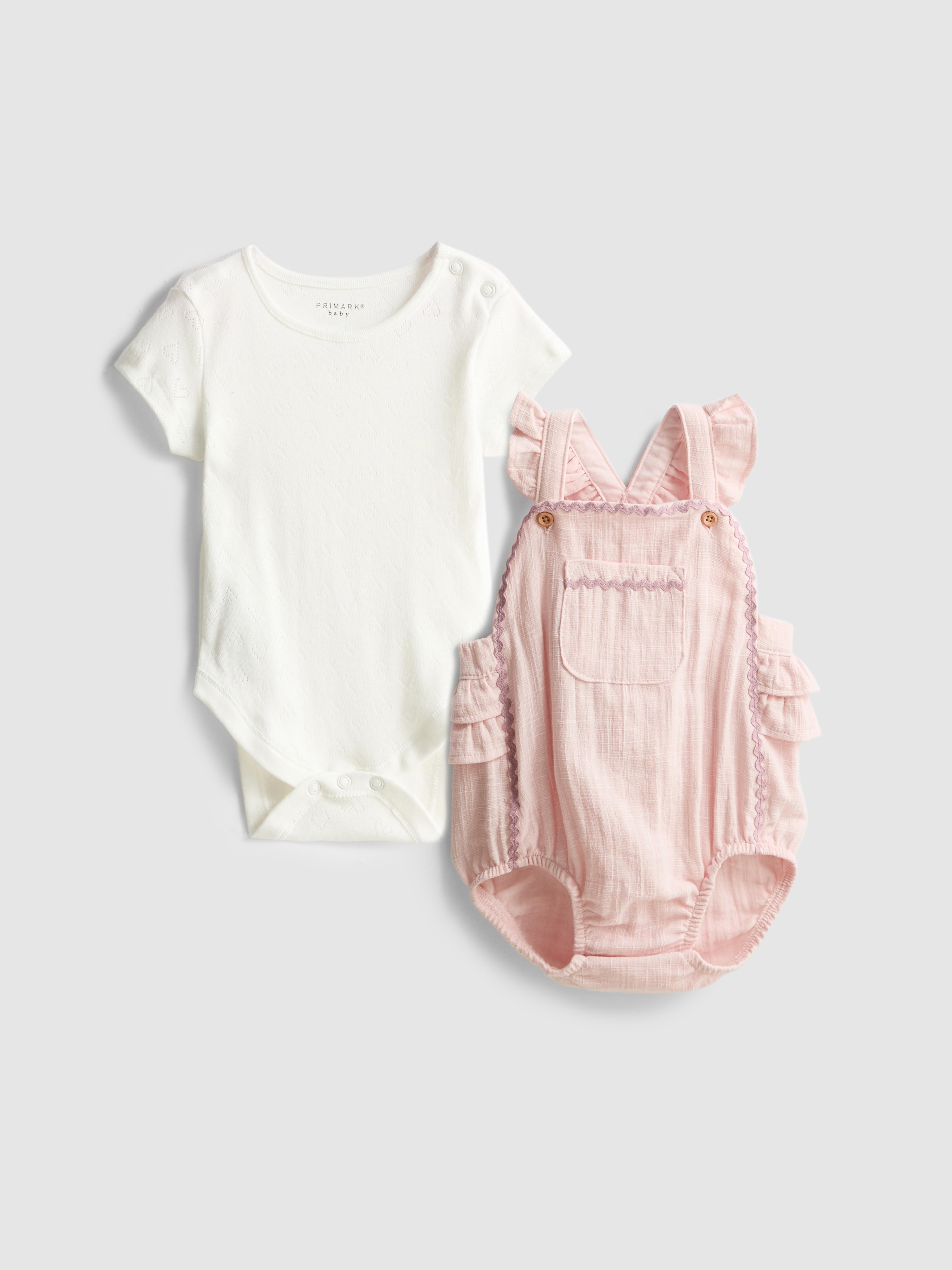 0-18mths | Bodysuit and Romper Newborn Set