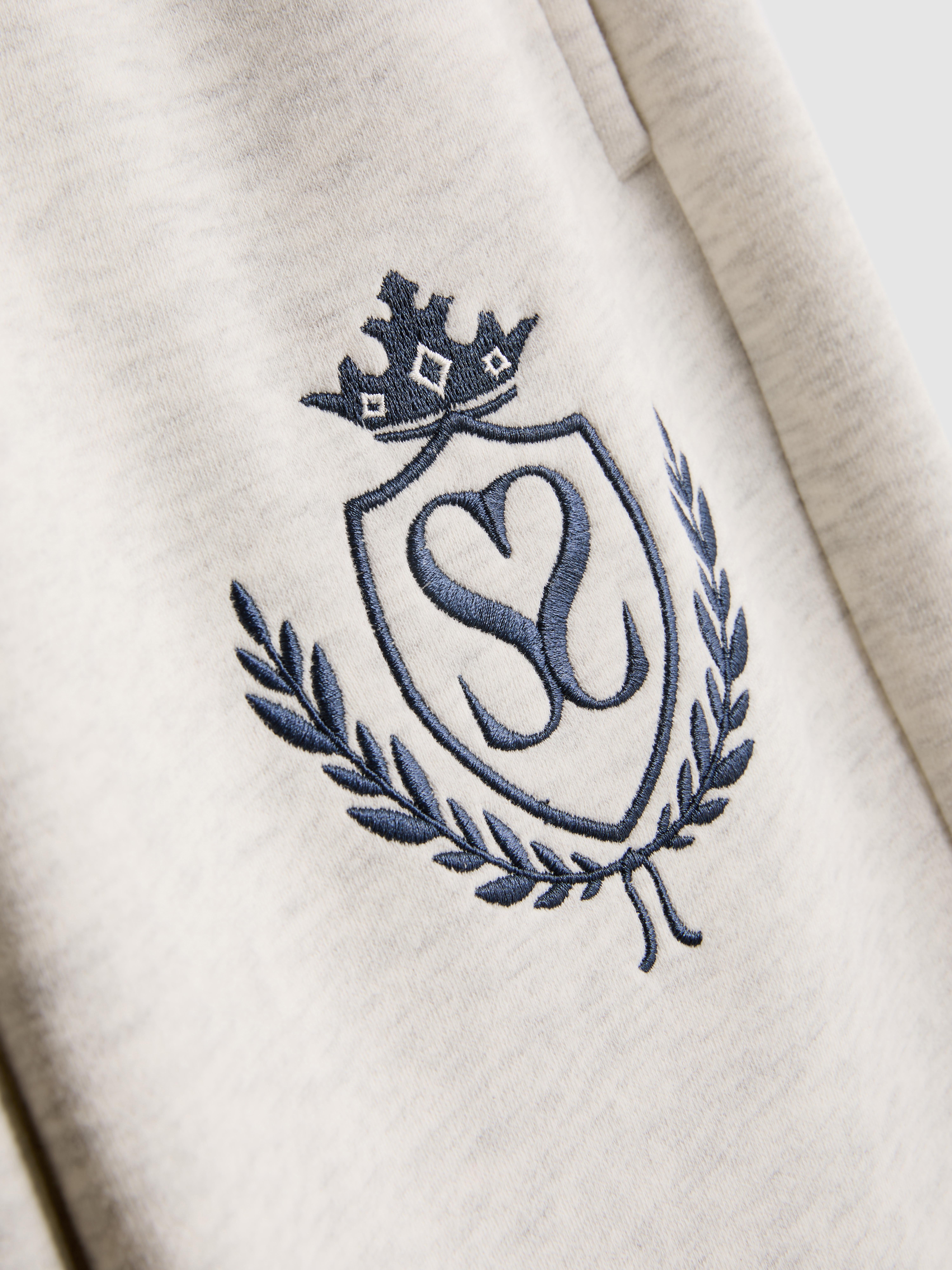 Cotton-Rich Wide-Leg Varsity Joggers