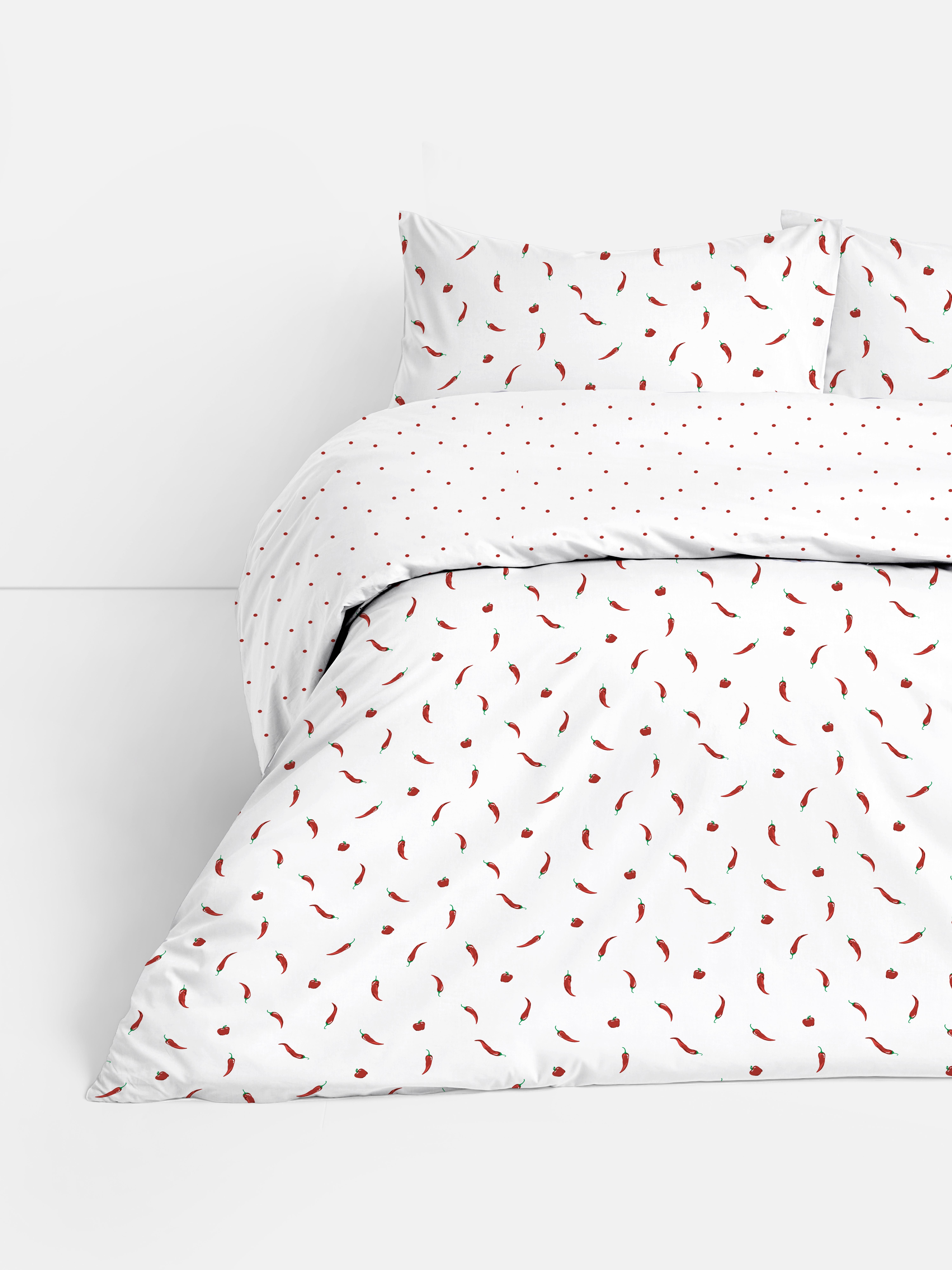Povlečení s motivem chilli papriček