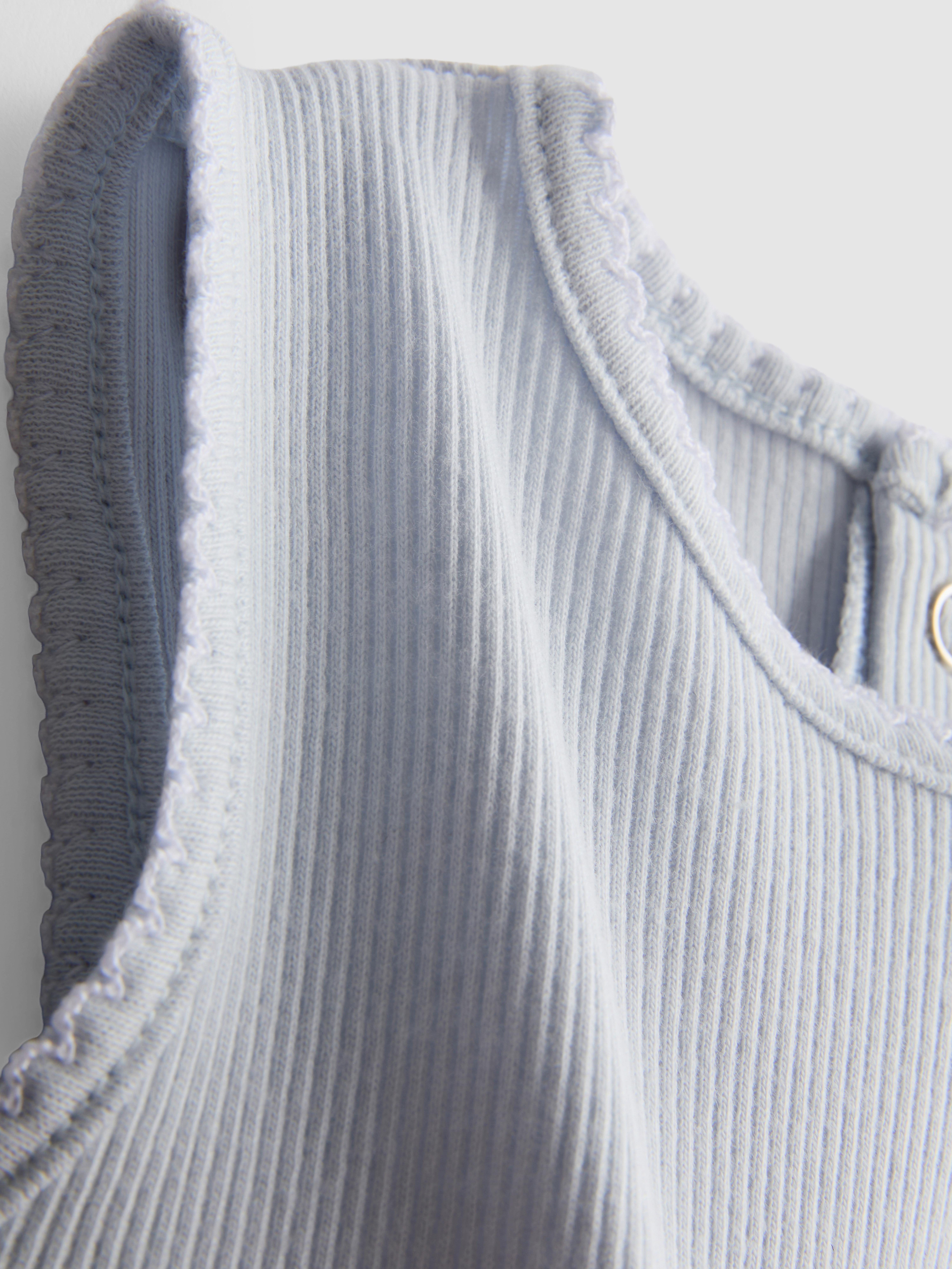 0-18mths | Ribbed Newborn Smock Dress
