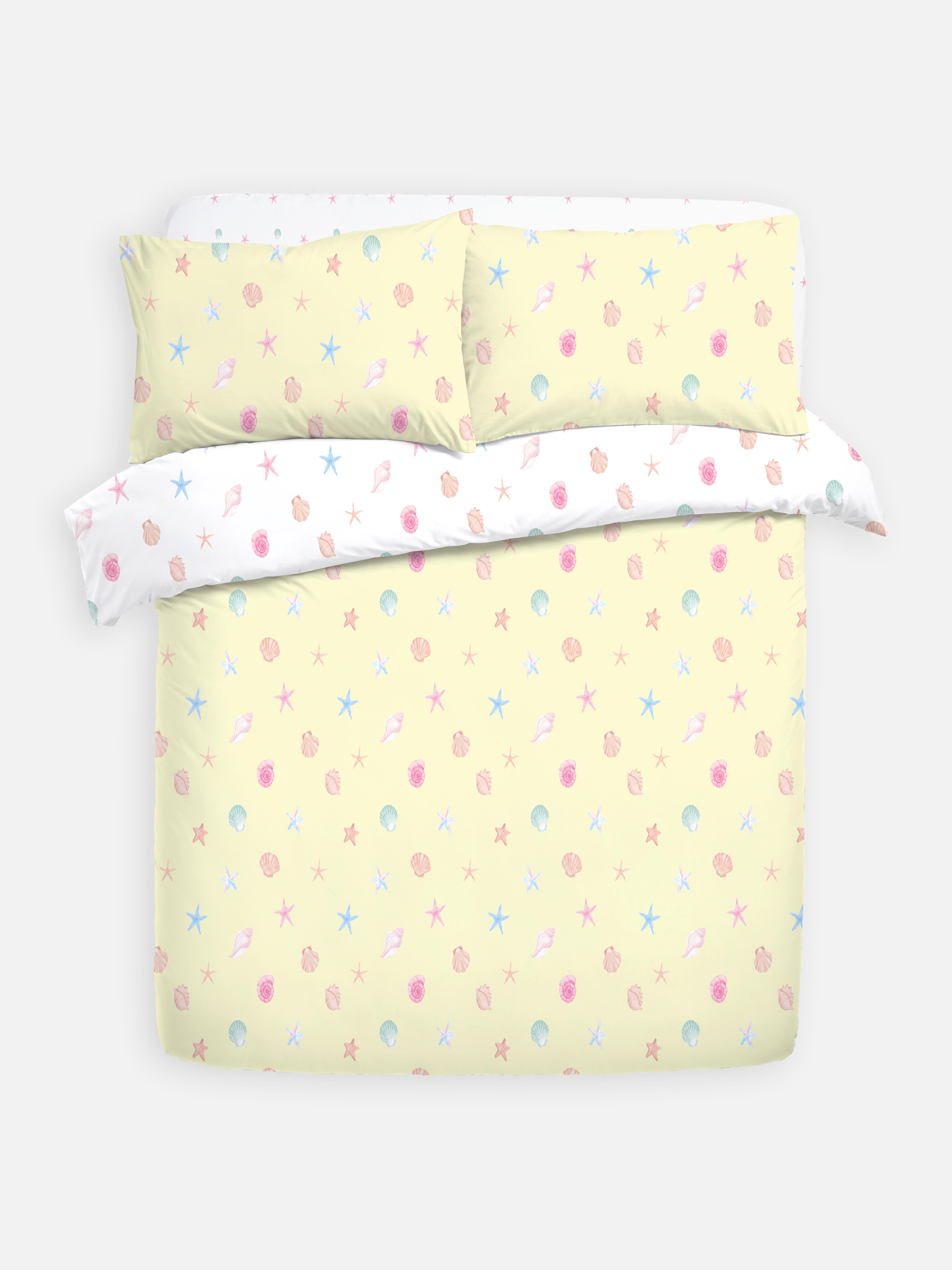 Seashell Print Bedding Set