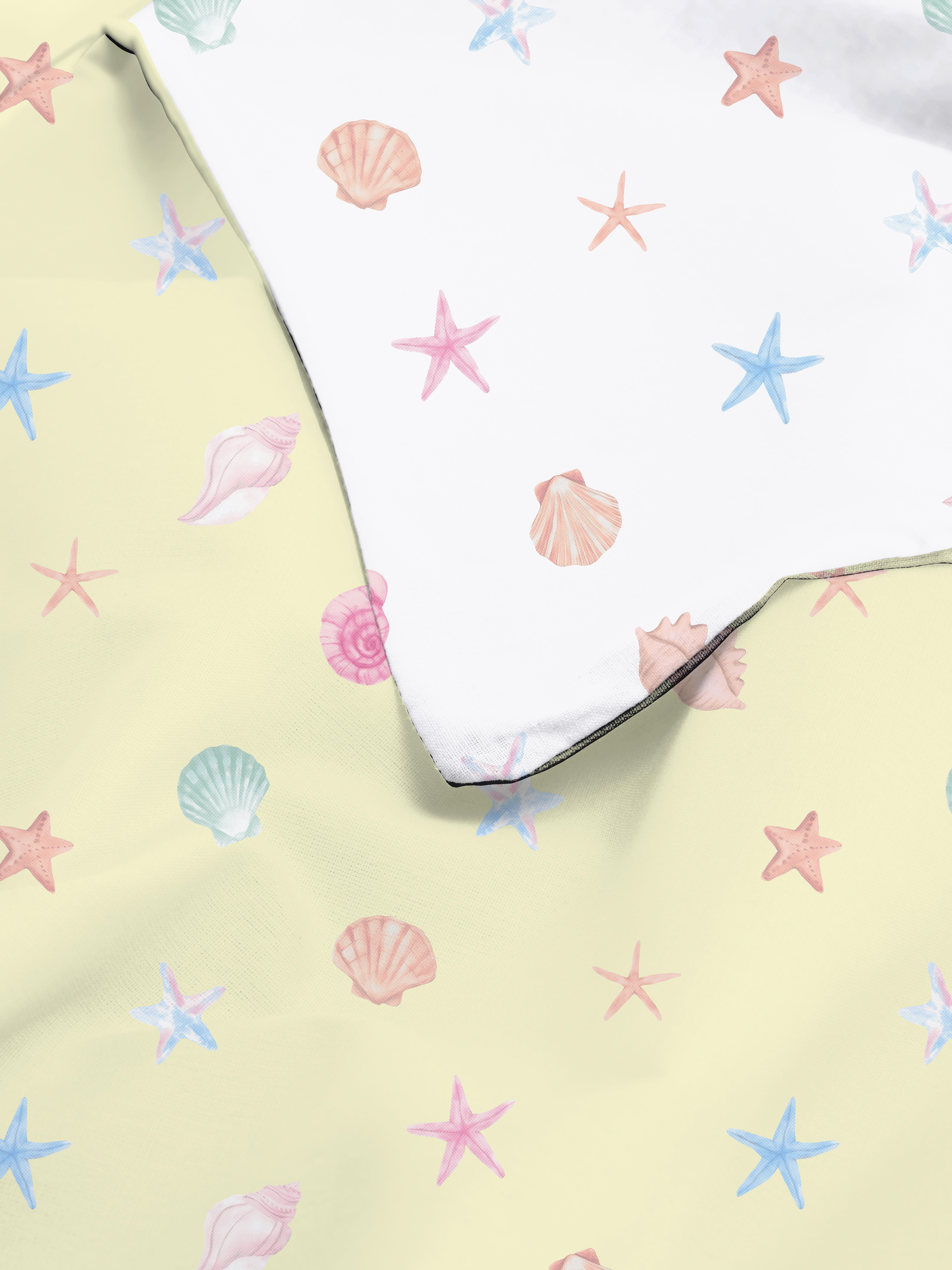 Seashell Print Bedding Set