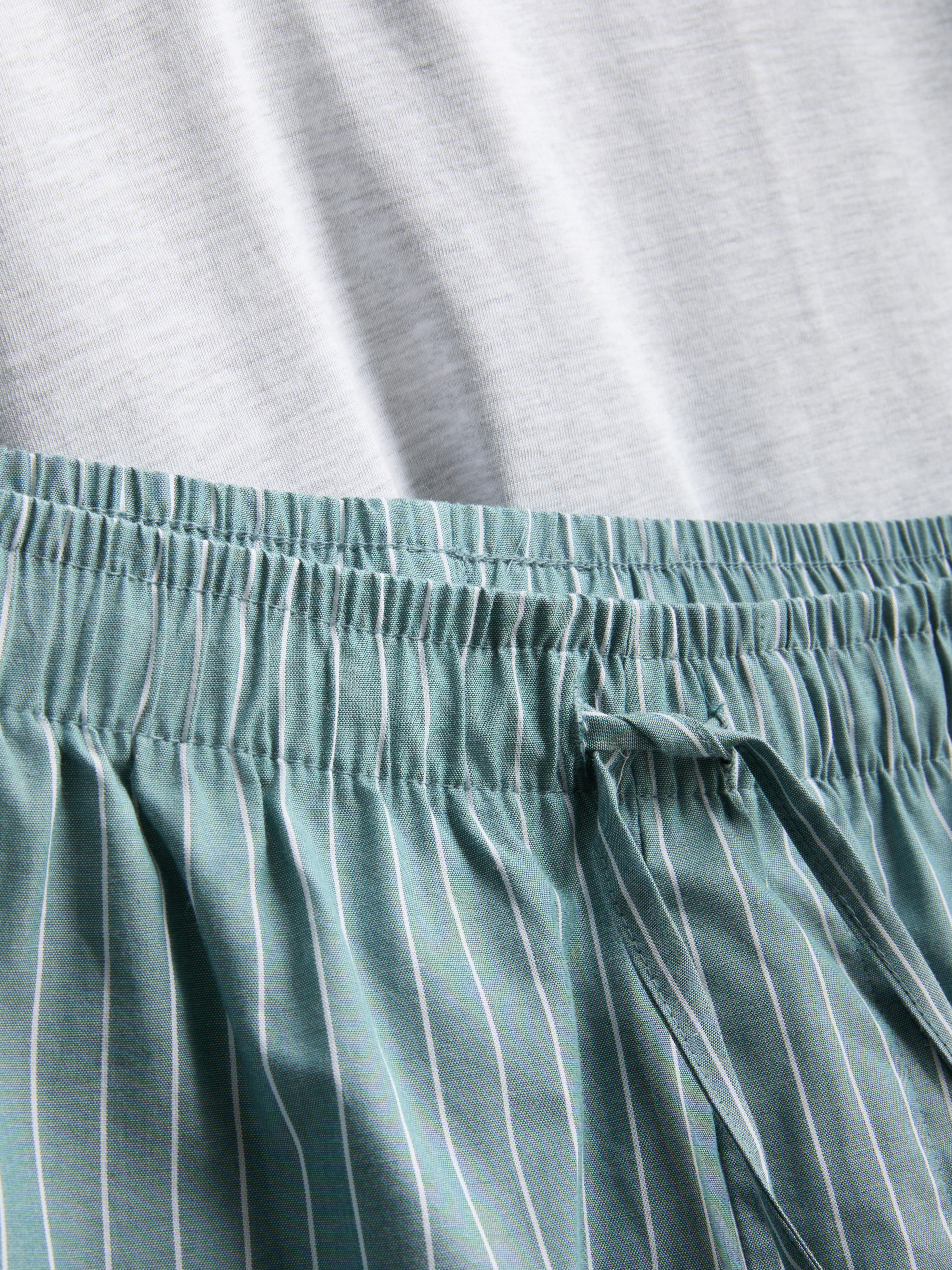 Textured Short Pajama Set