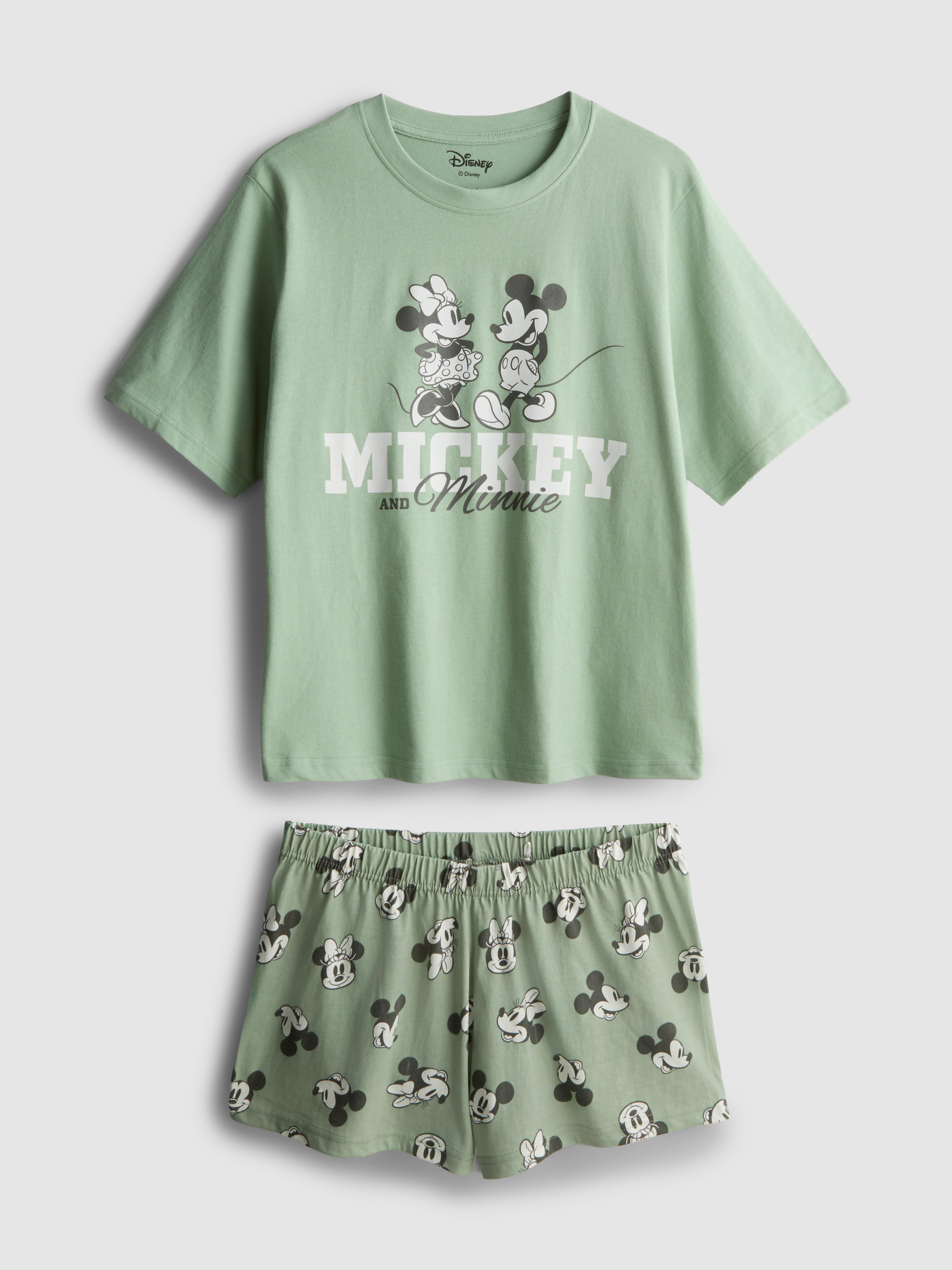 Krátké pyžamo Disney Mickey Mouse a Minnie Mouse