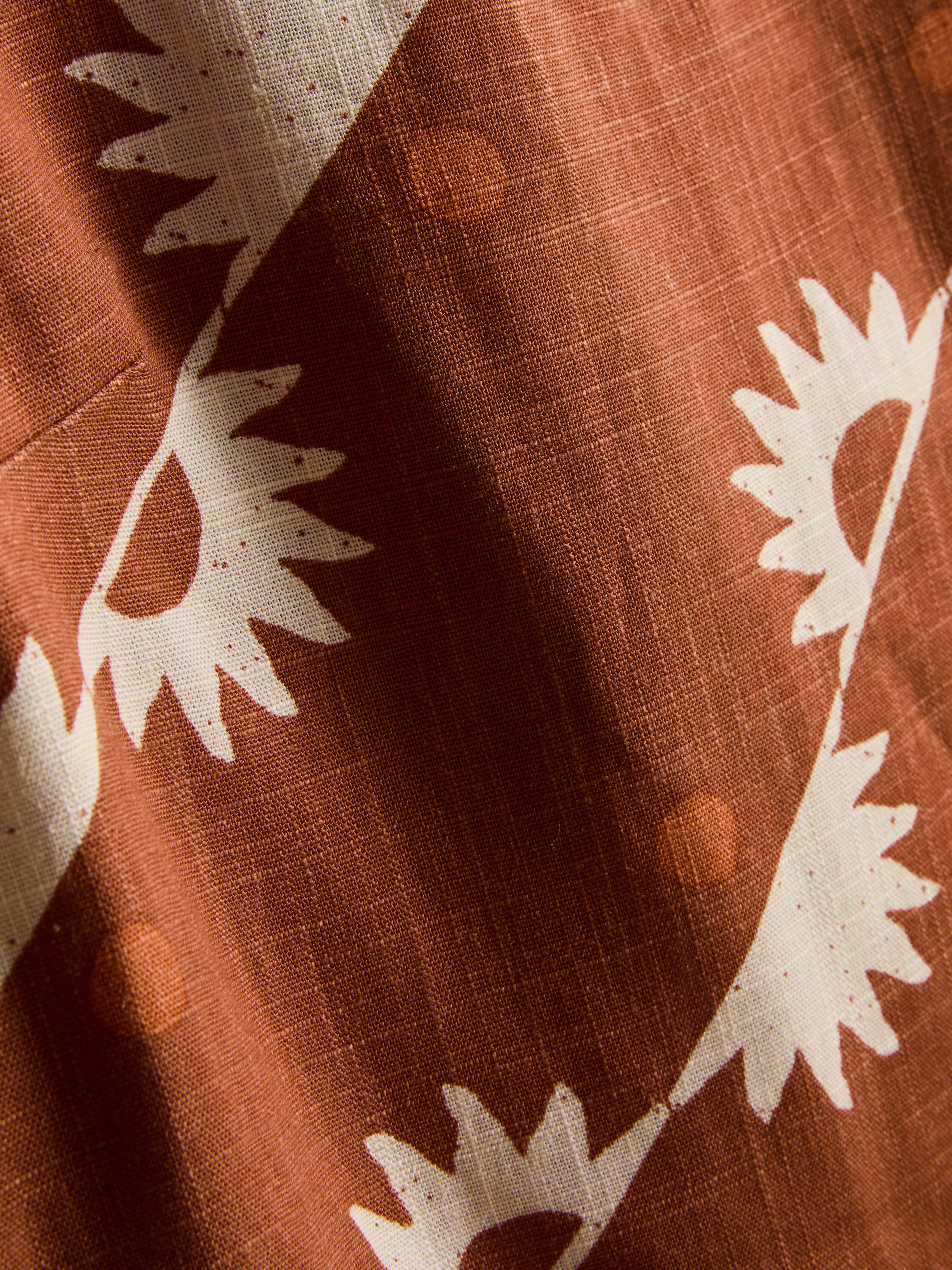 Débardeur en coton mélangé à motif