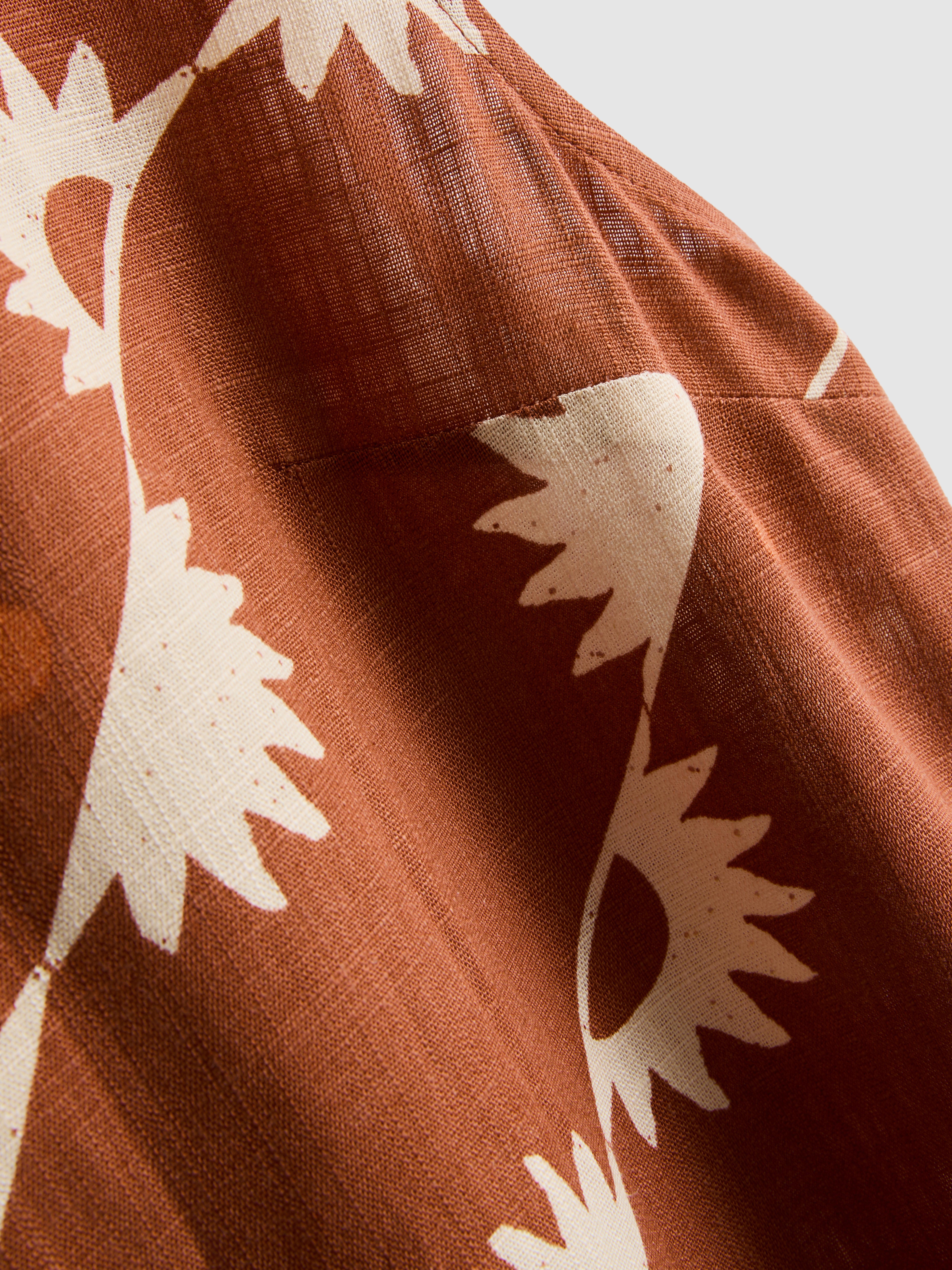 Débardeur en coton mélangé à motif