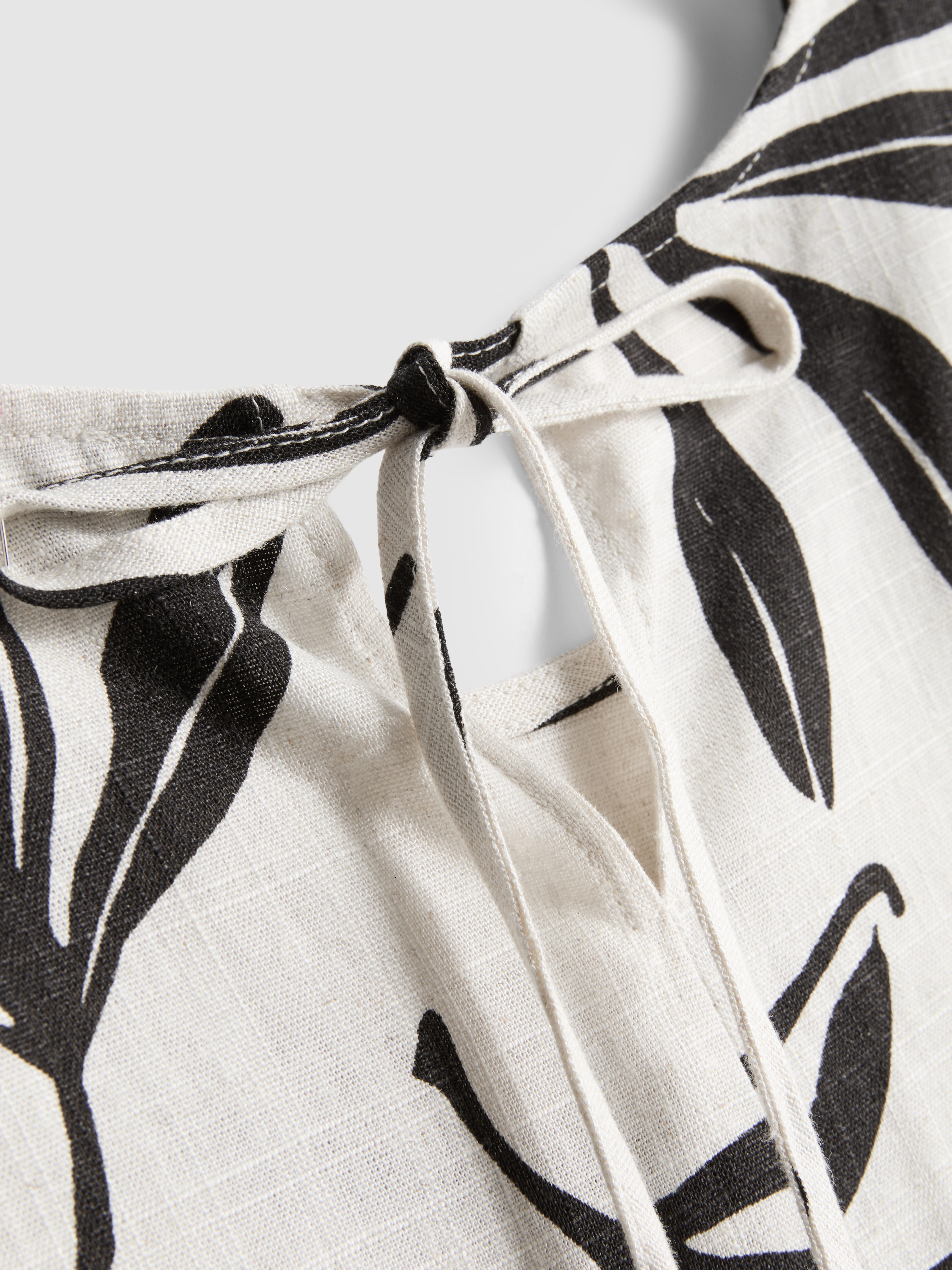 Débardeur en coton mélangé à motif