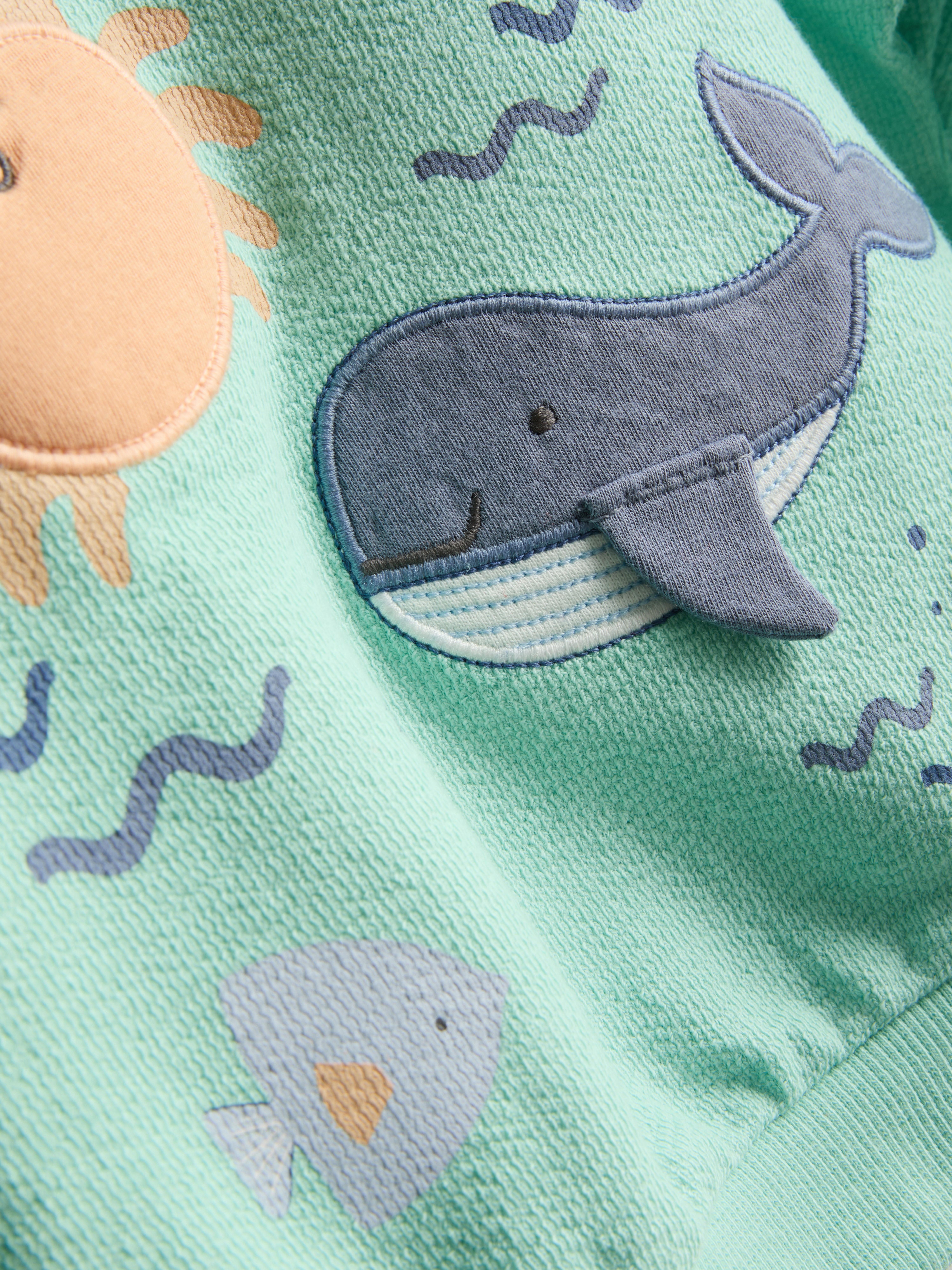 0-18 mnd | Sweatshirt en short voor pasgeborenen