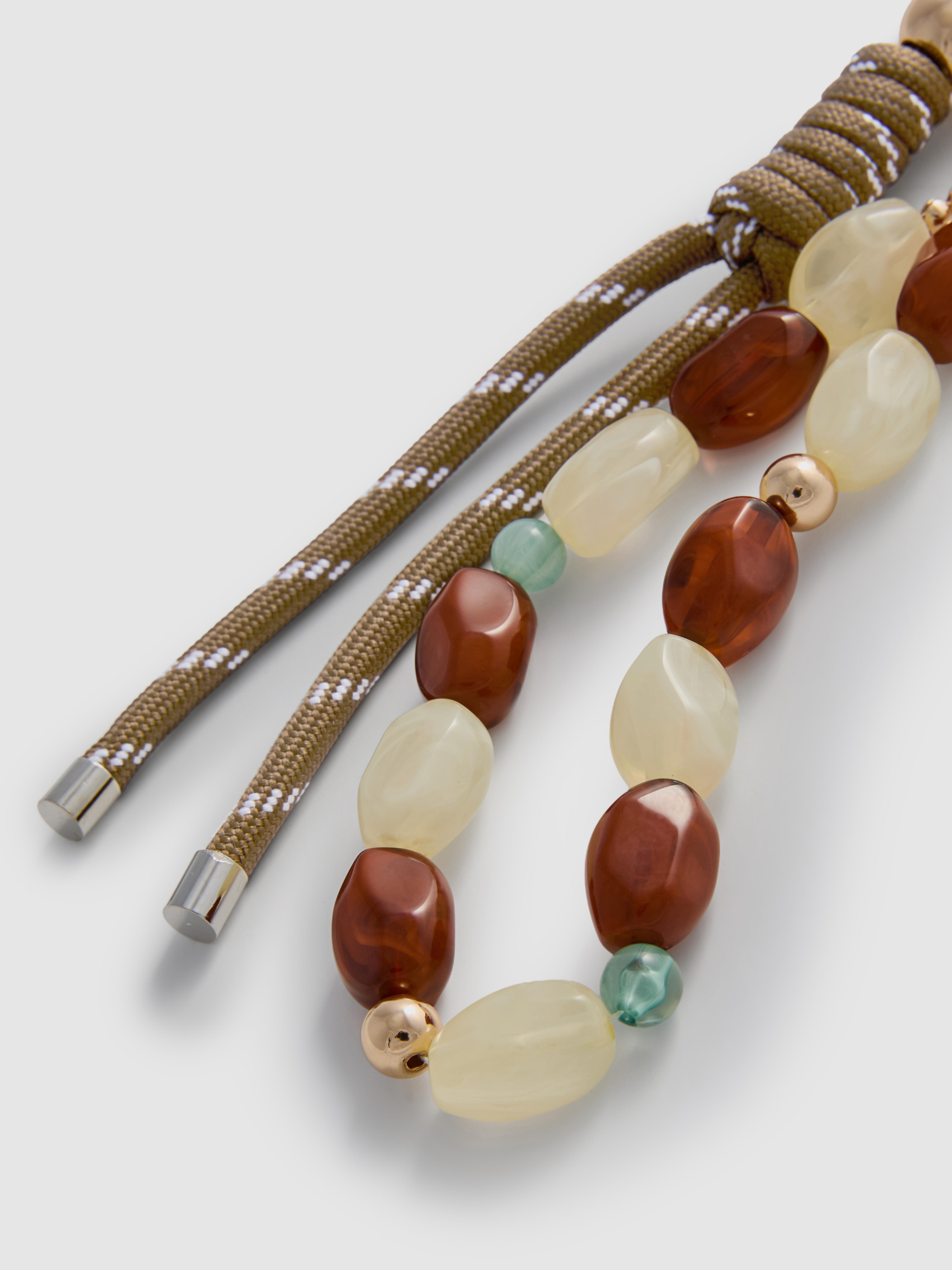 Beaded Charm Keyring