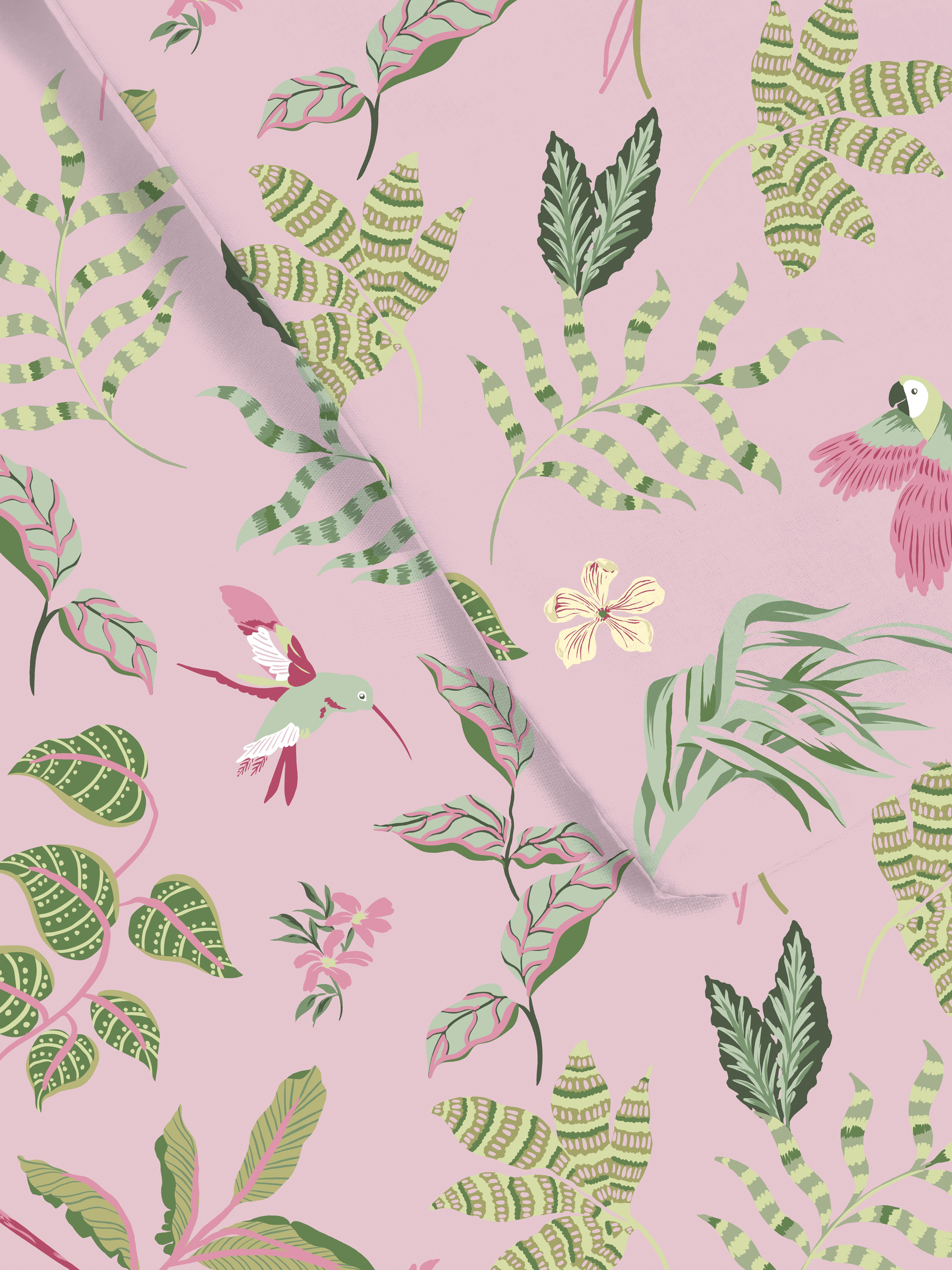 Tweepersoons dekbedovertrekset met tropische bloemen